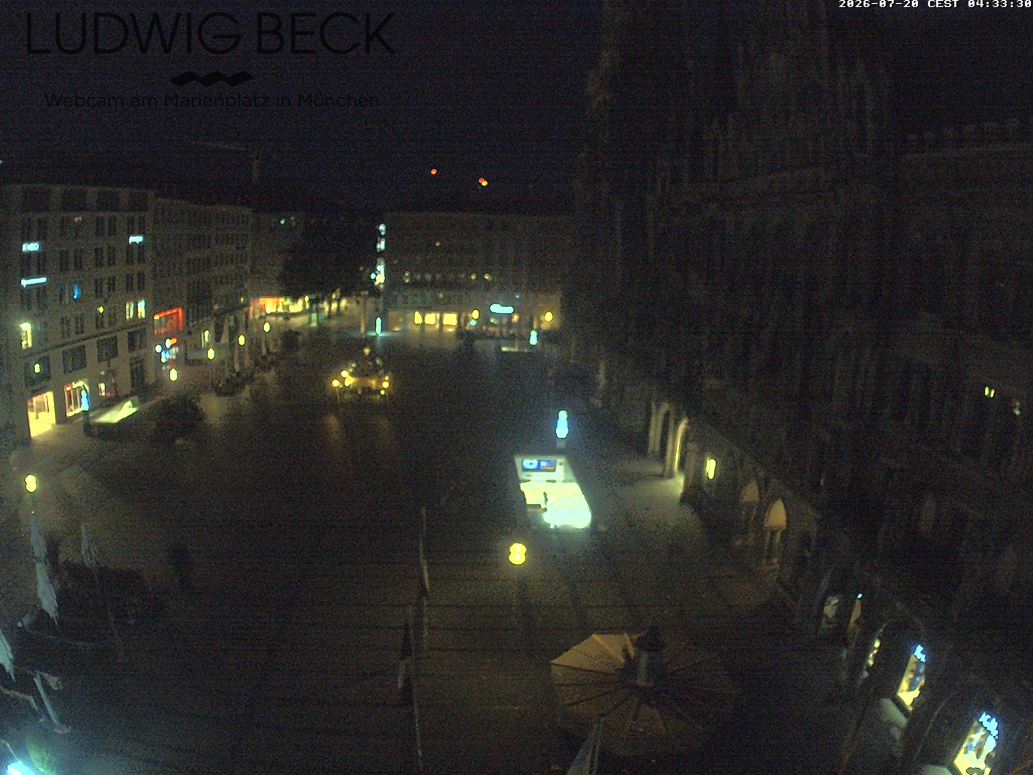 Archiv Foto Webcam am Marienplatz München