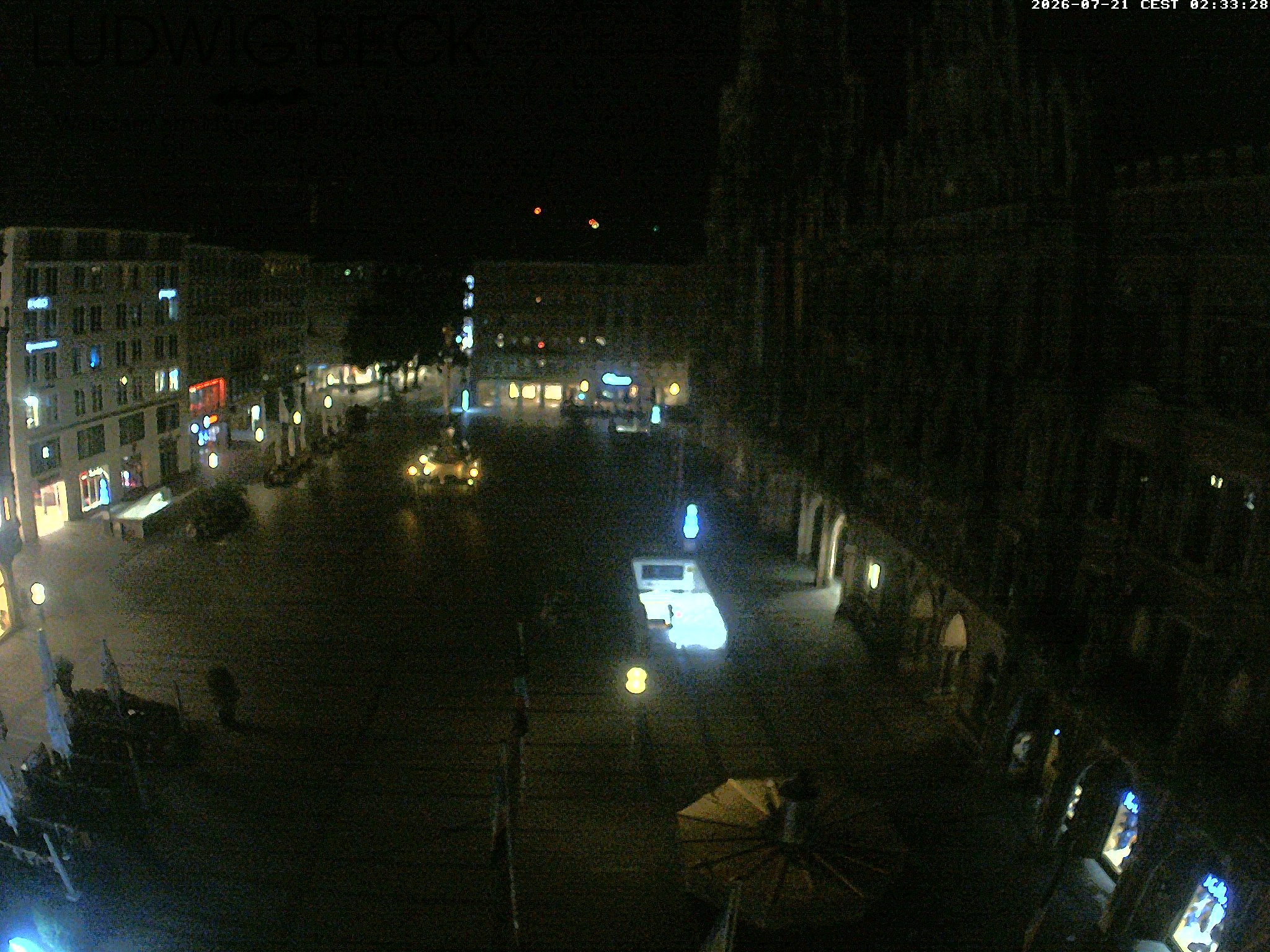 Archived image Webcam at the Marienplatz, Munich