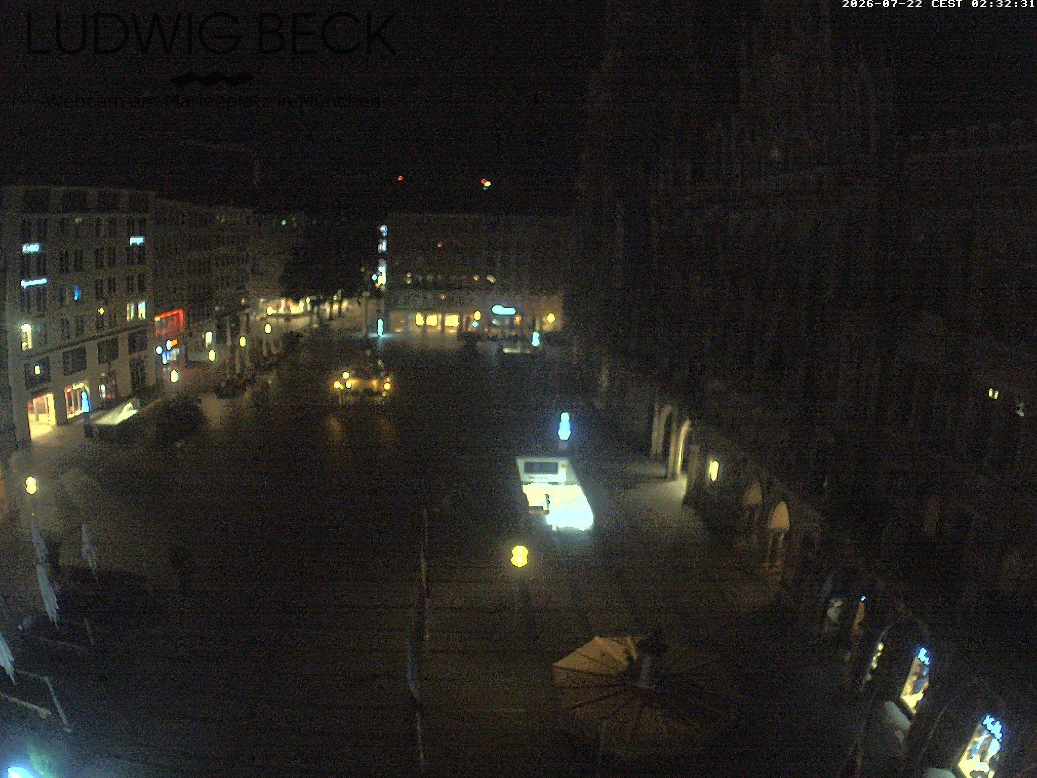Archiv Foto Webcam am Marienplatz München