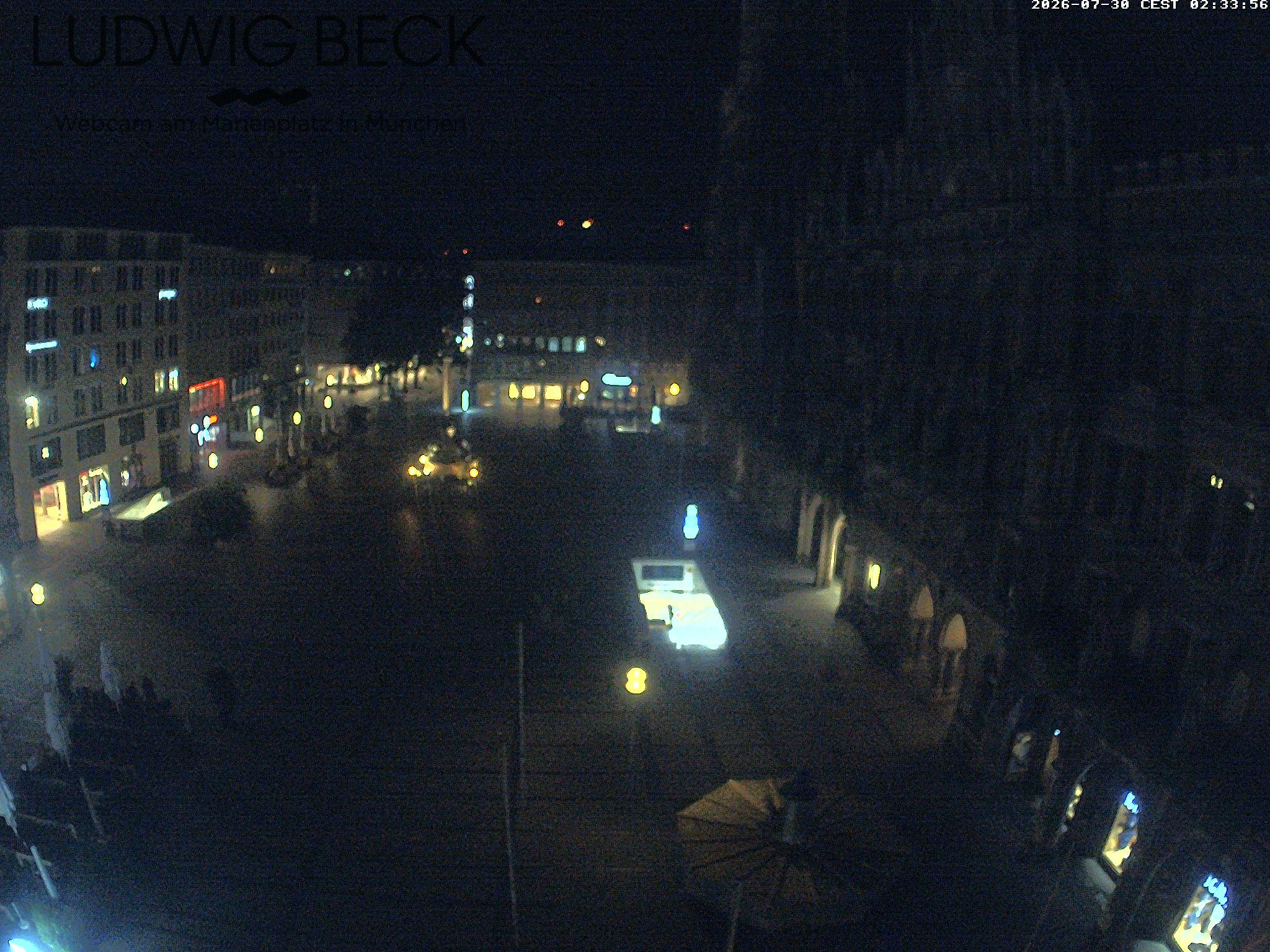 Archiv Foto Webcam am Marienplatz München