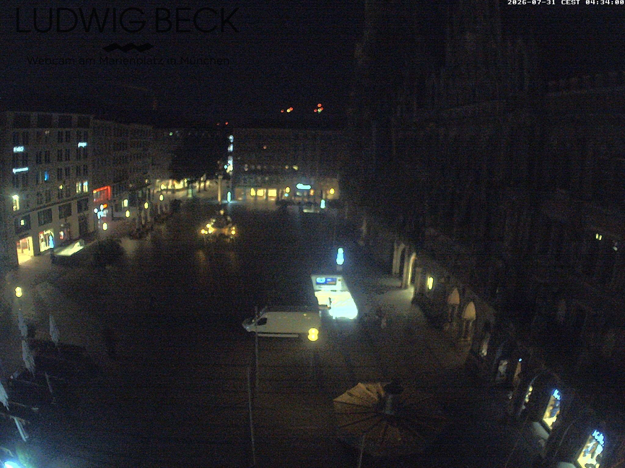 Archiv Foto Webcam am Marienplatz München
