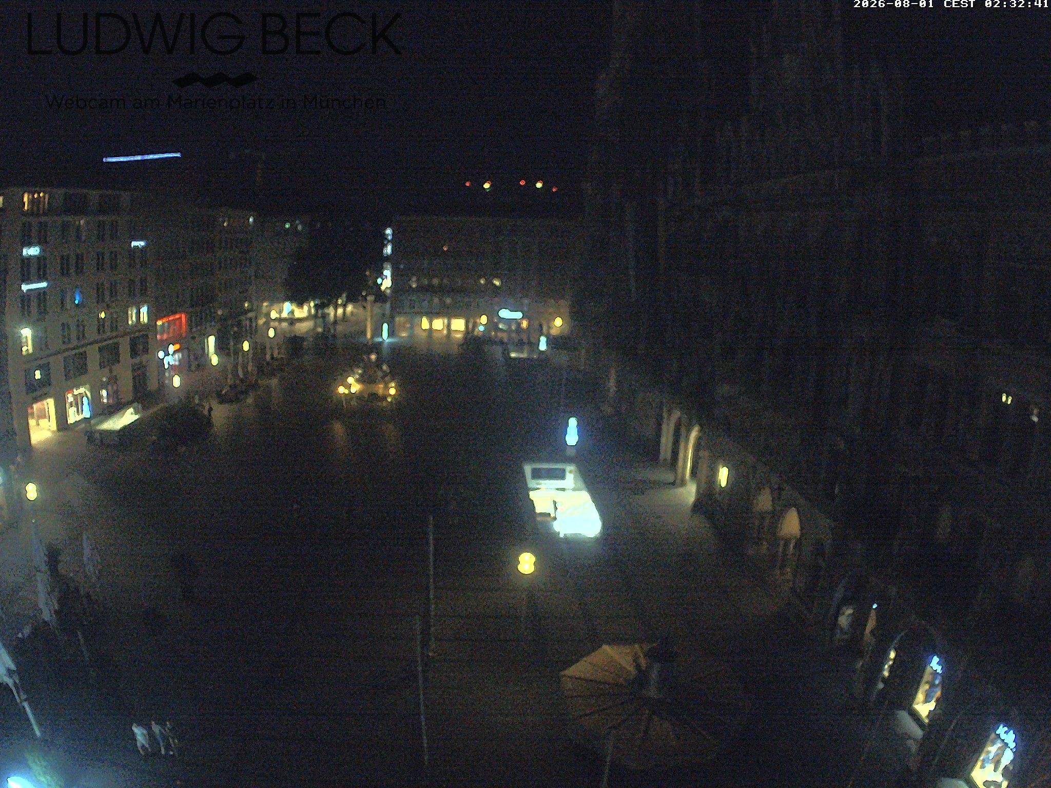 Archiv Foto Webcam am Marienplatz München
