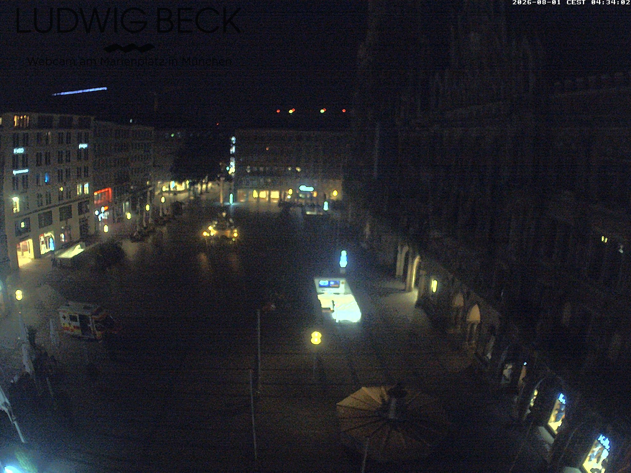 Archiv Foto Webcam am Marienplatz München
