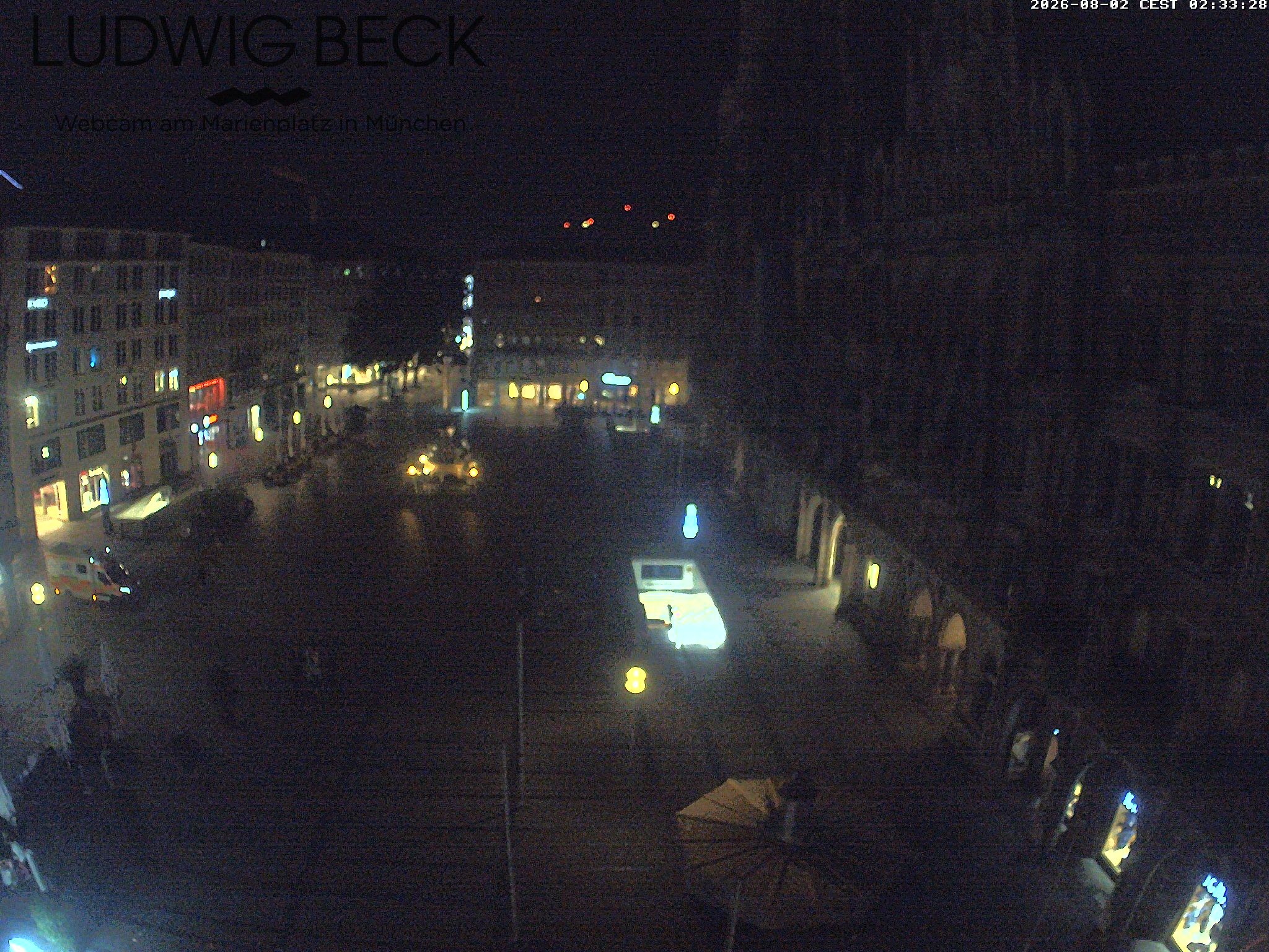 Archiv Foto Webcam am Marienplatz München