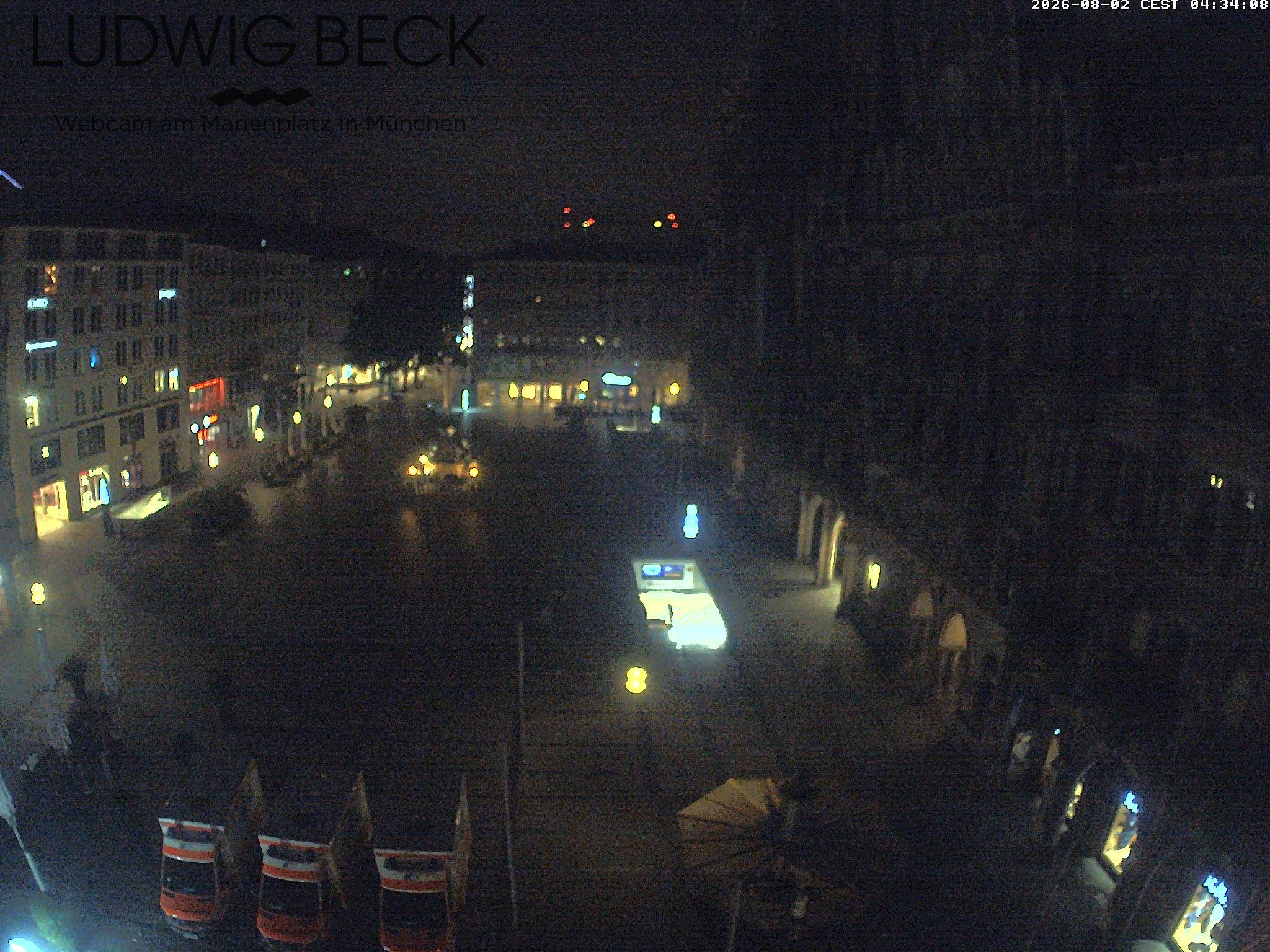 Archiv Foto Webcam am Marienplatz München