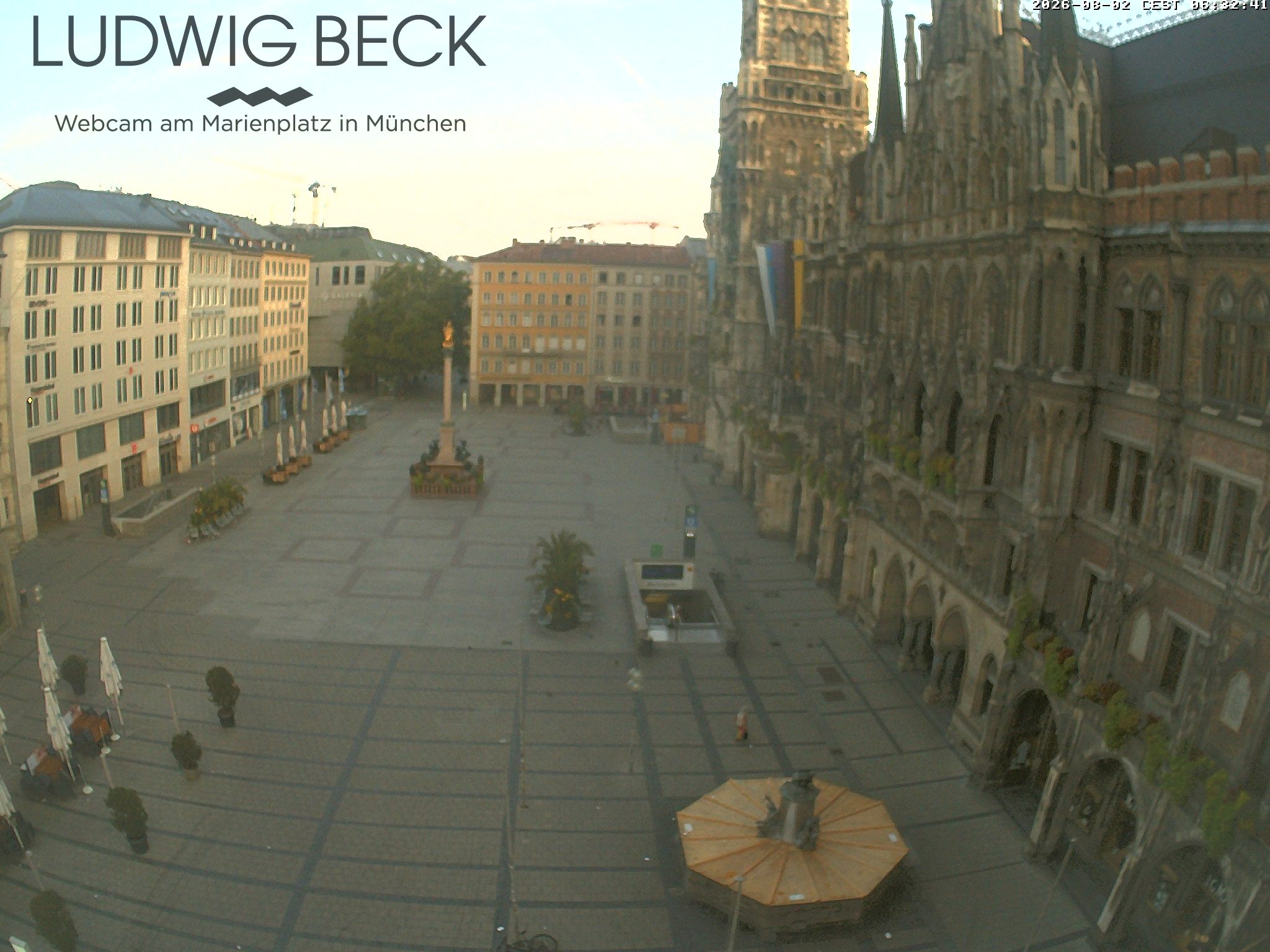Archiv Foto Webcam am Marienplatz München