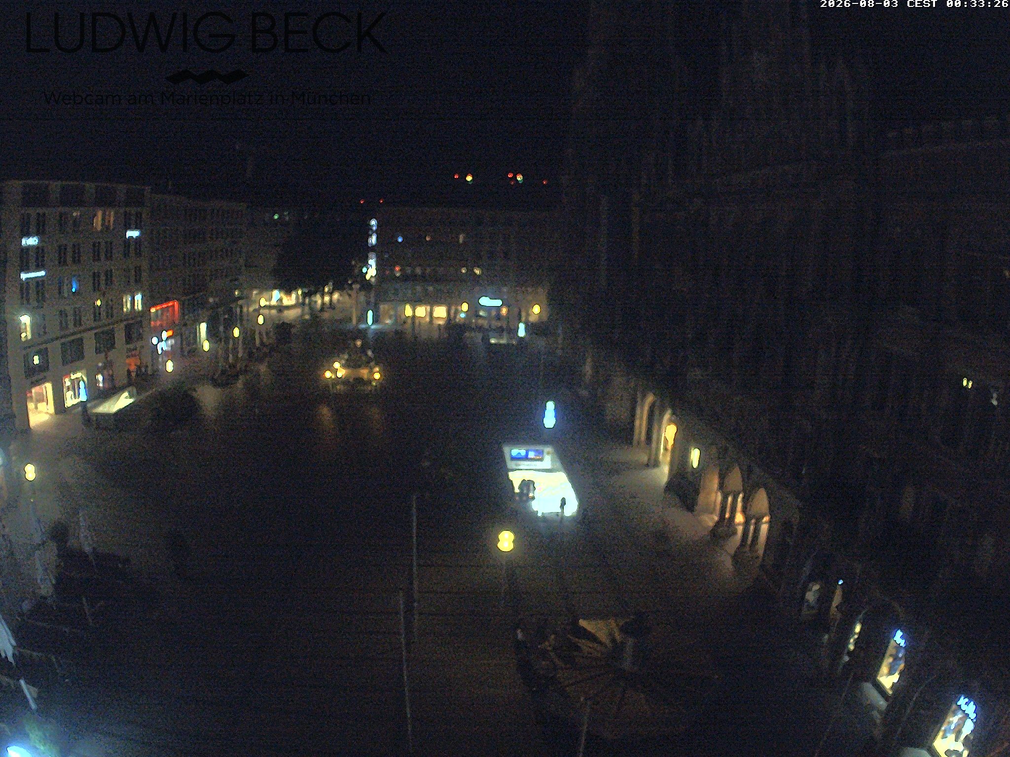 Archived image Webcam at the Marienplatz, Munich