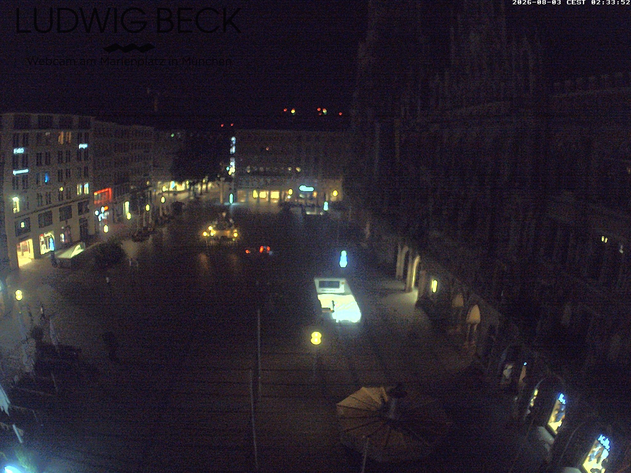 Archived image Webcam at the Marienplatz, Munich