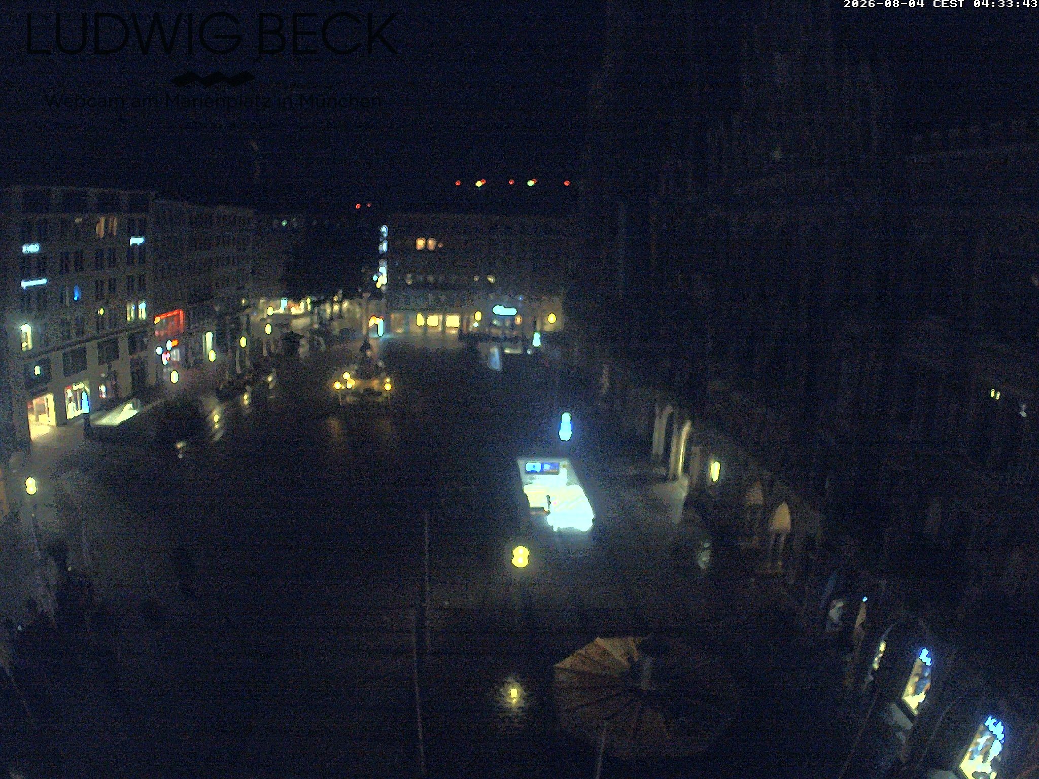 Archived image Webcam at the Marienplatz, Munich