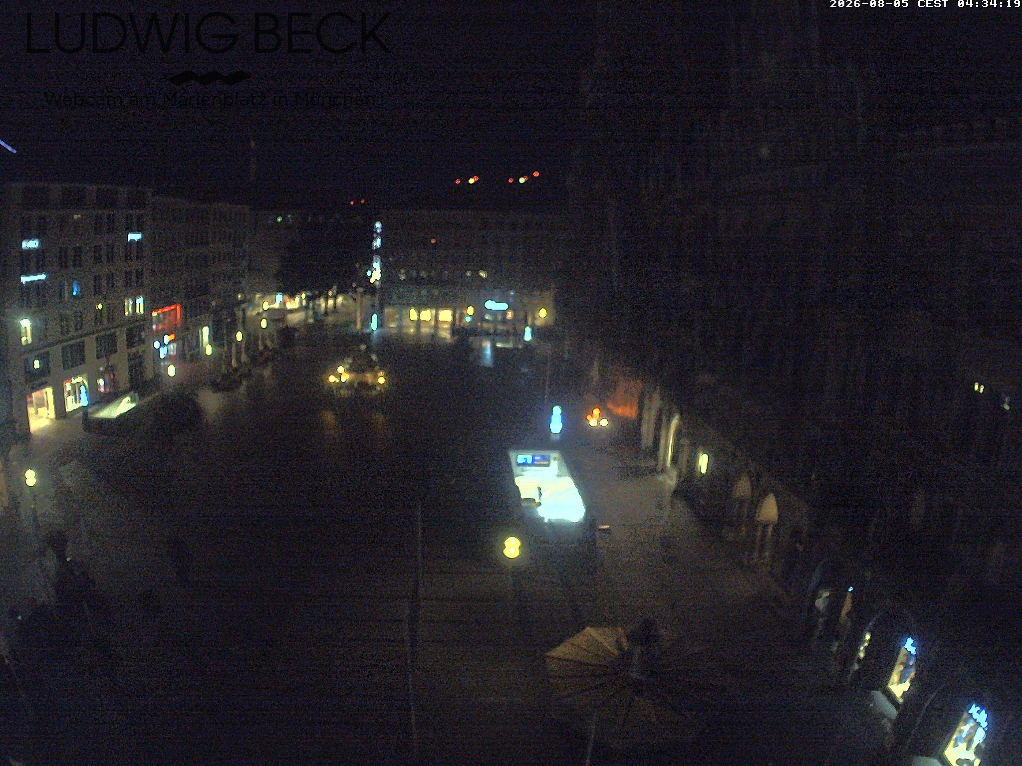 Archived image Webcam at the Marienplatz, Munich