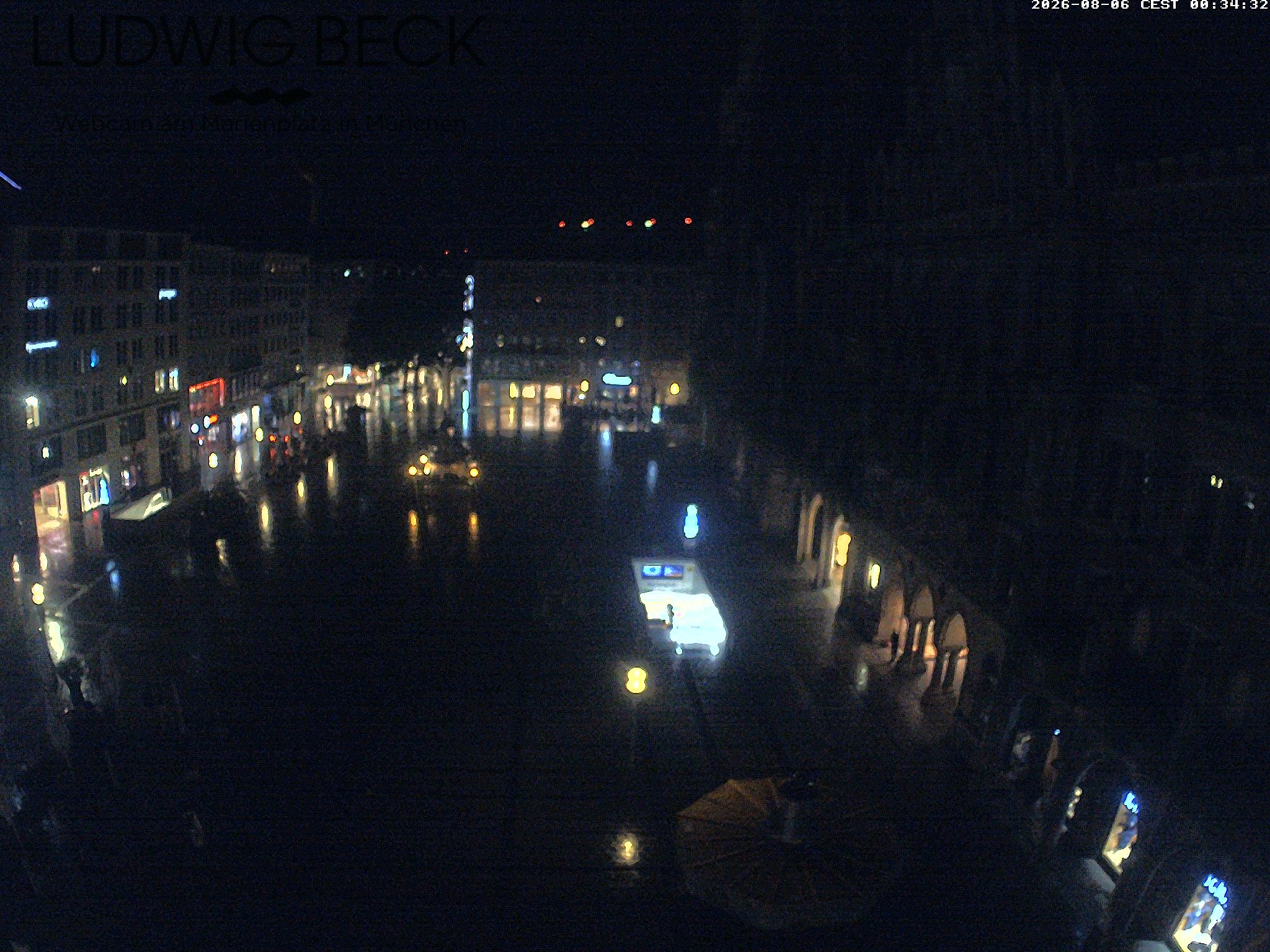 Archiv Foto Webcam am Marienplatz München
