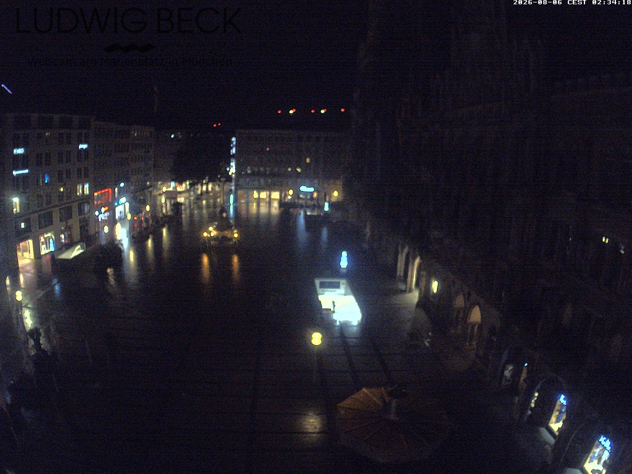 Archiv Foto Webcam am Marienplatz München