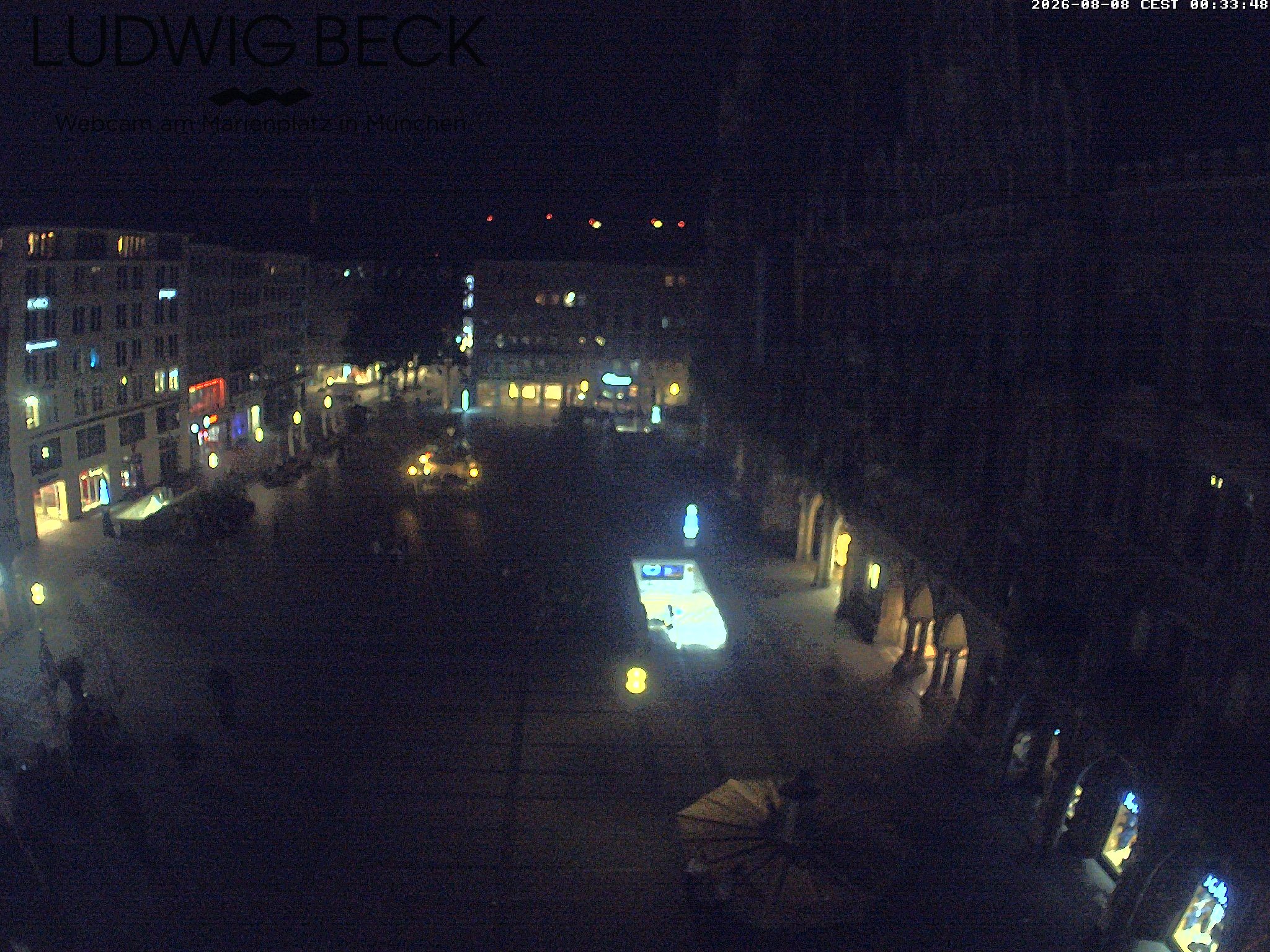 Archiv Foto Webcam am Marienplatz München