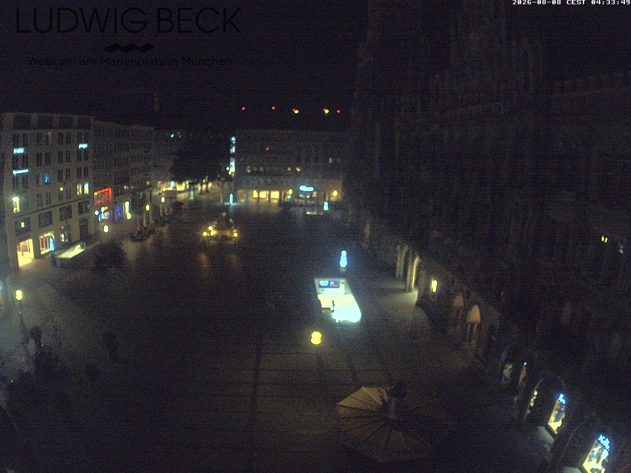 Archiv Foto Webcam am Marienplatz München