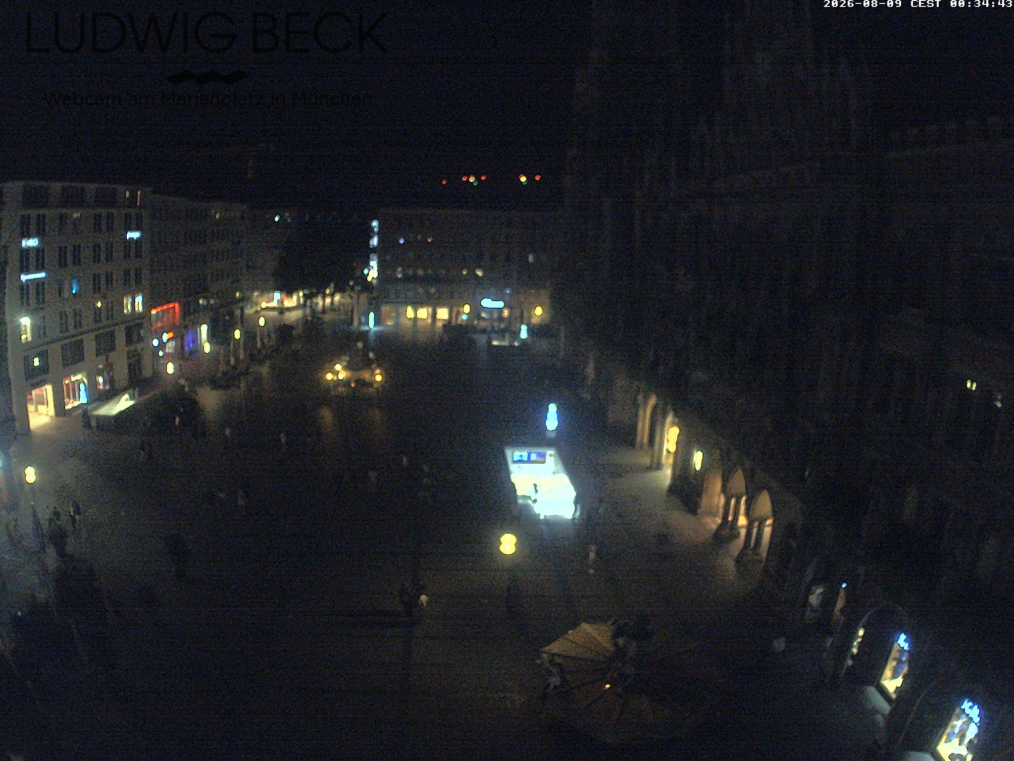 Archived image Webcam at the Marienplatz, Munich
