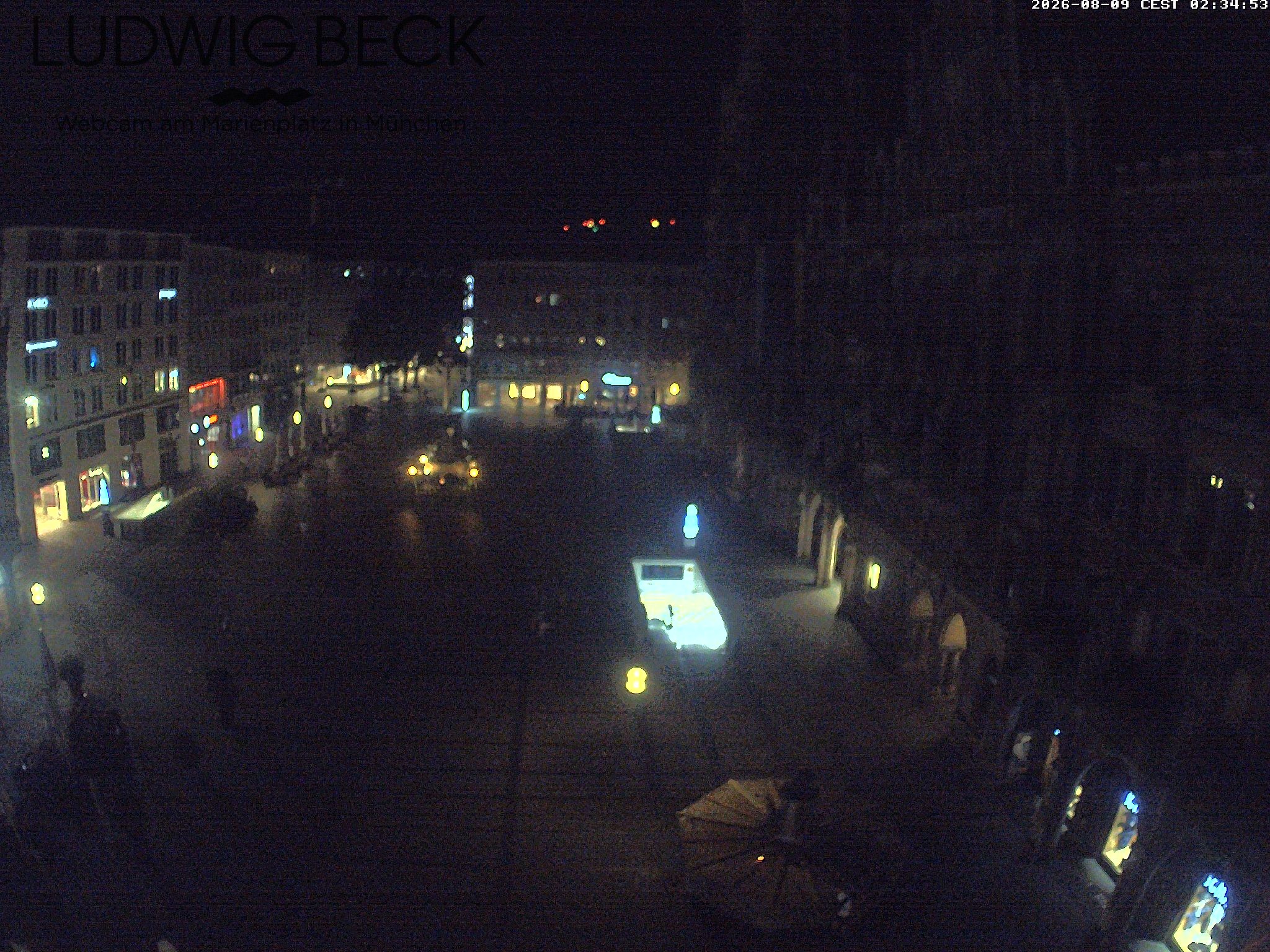 Archived image Webcam at the Marienplatz, Munich