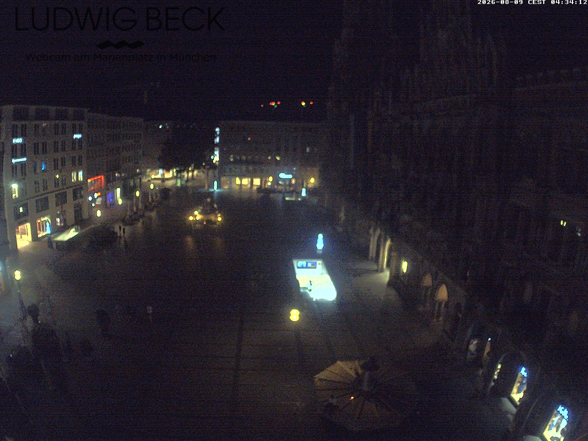 Archived image Webcam at the Marienplatz, Munich