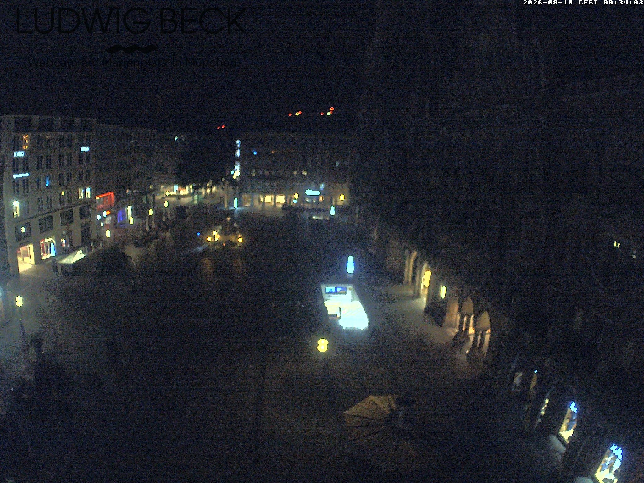 Archiv Foto Webcam am Marienplatz München