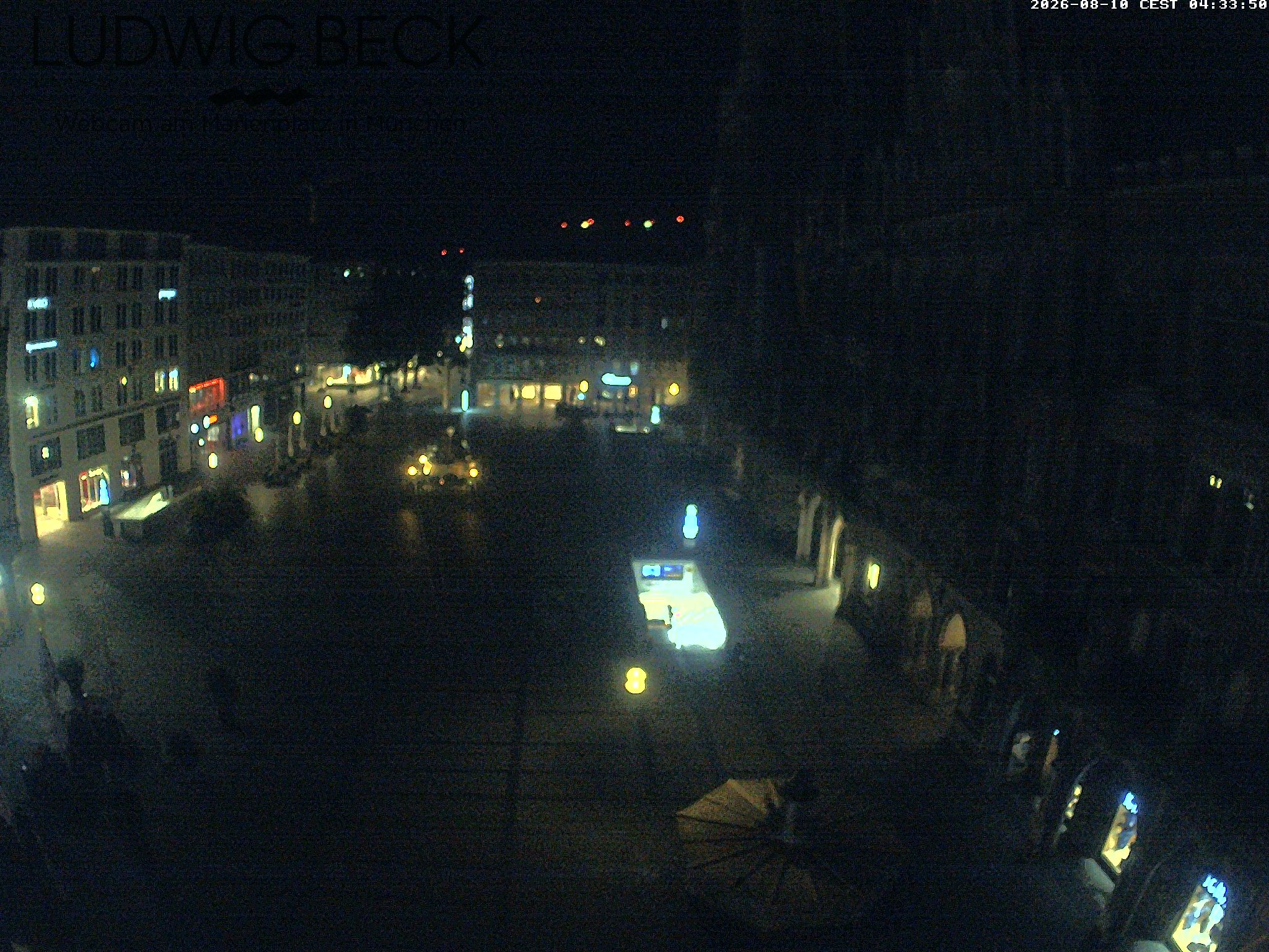 Archiv Foto Webcam am Marienplatz München