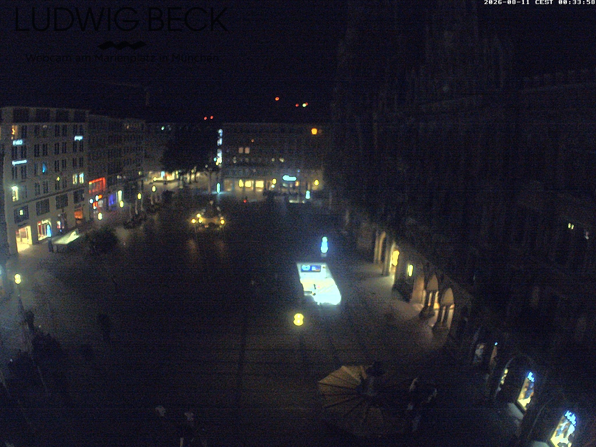 Archived image Webcam at the Marienplatz, Munich