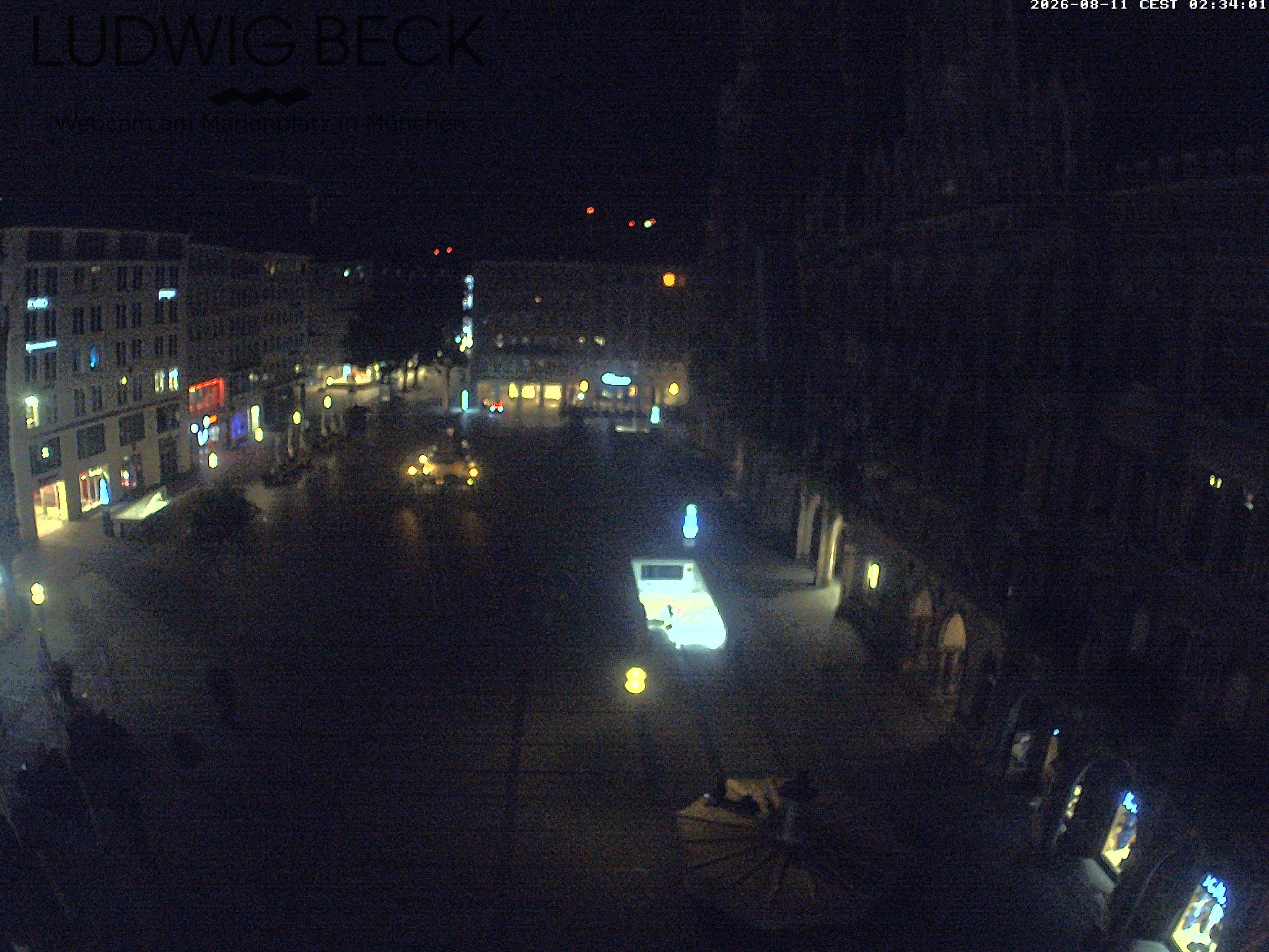 Archived image Webcam at the Marienplatz, Munich