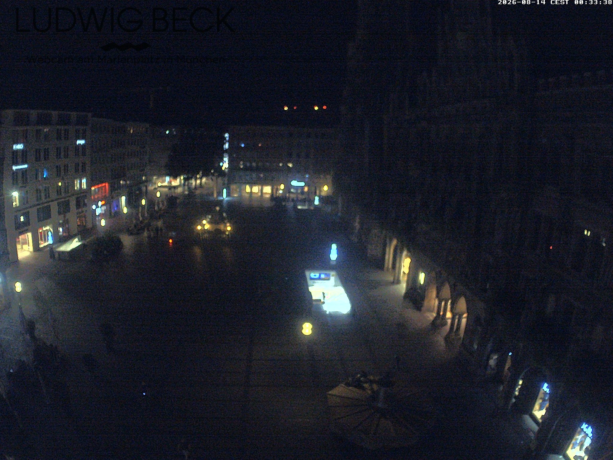 Archiv Foto Webcam am Marienplatz München