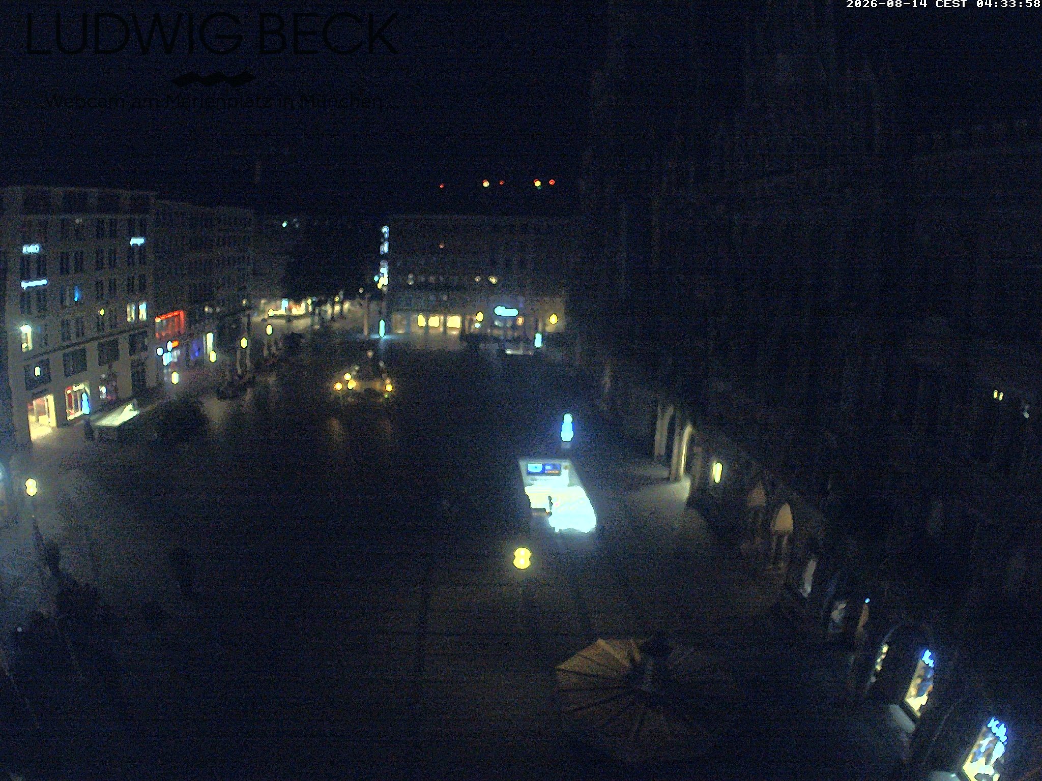 Archiv Foto Webcam am Marienplatz München