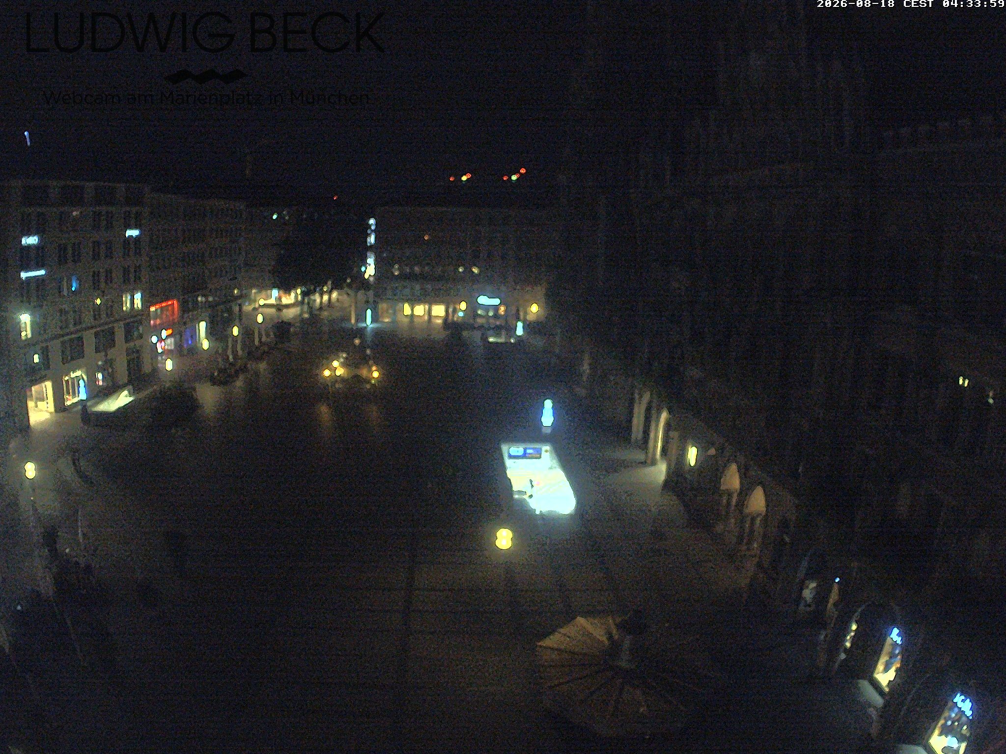 Archived image Webcam at the Marienplatz, Munich