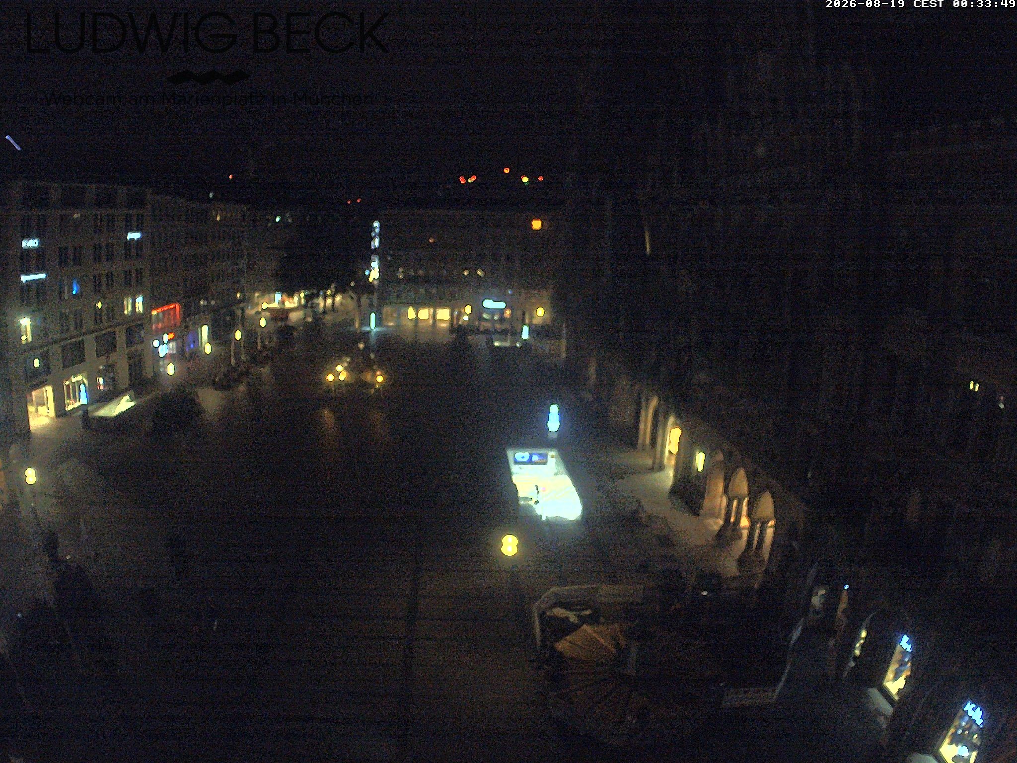 Archiv Foto Webcam am Marienplatz München