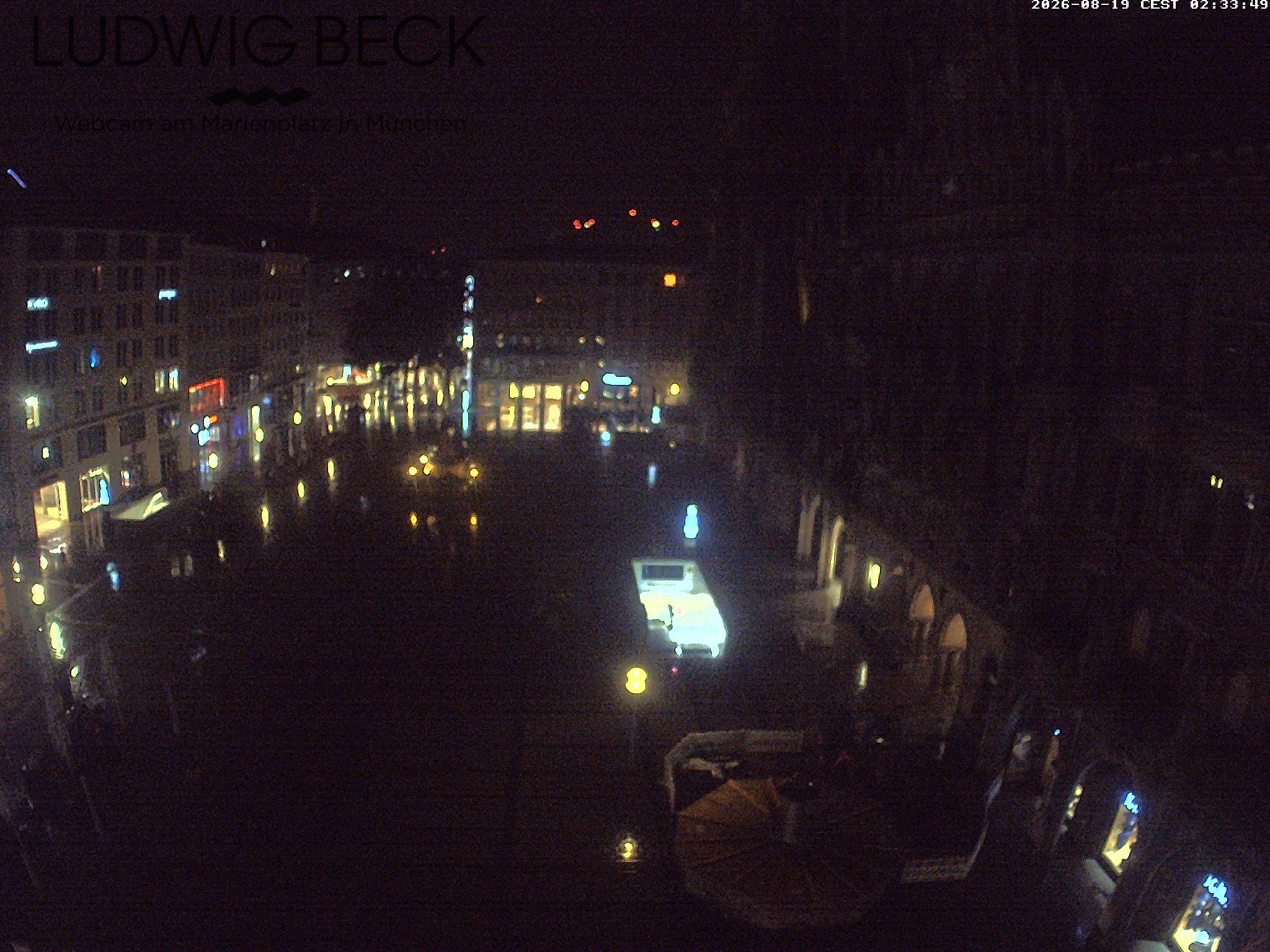 Archiv Foto Webcam am Marienplatz München