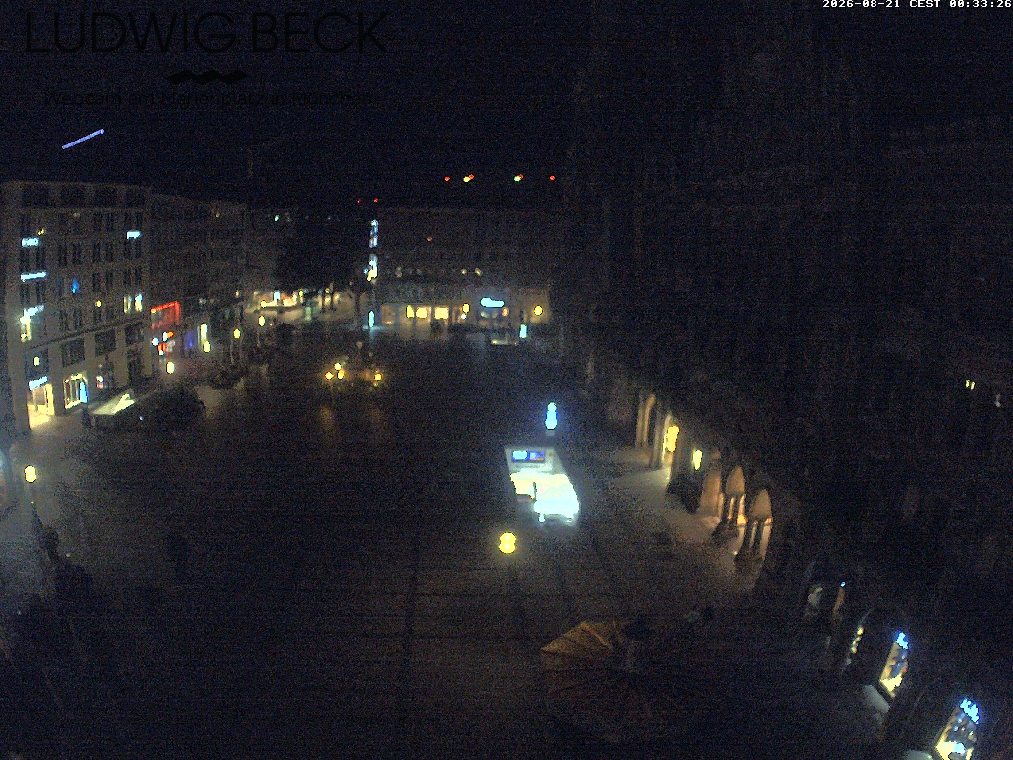 Archived image Webcam at the Marienplatz, Munich