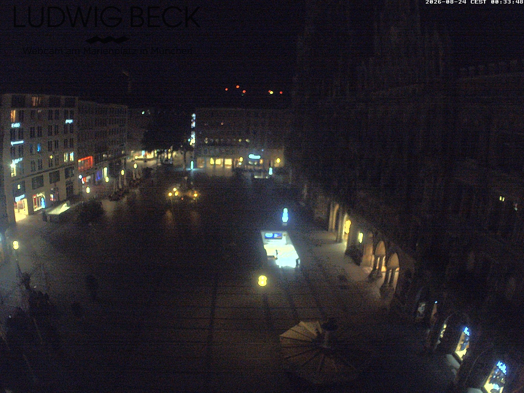 Archiv Foto Webcam am Marienplatz München