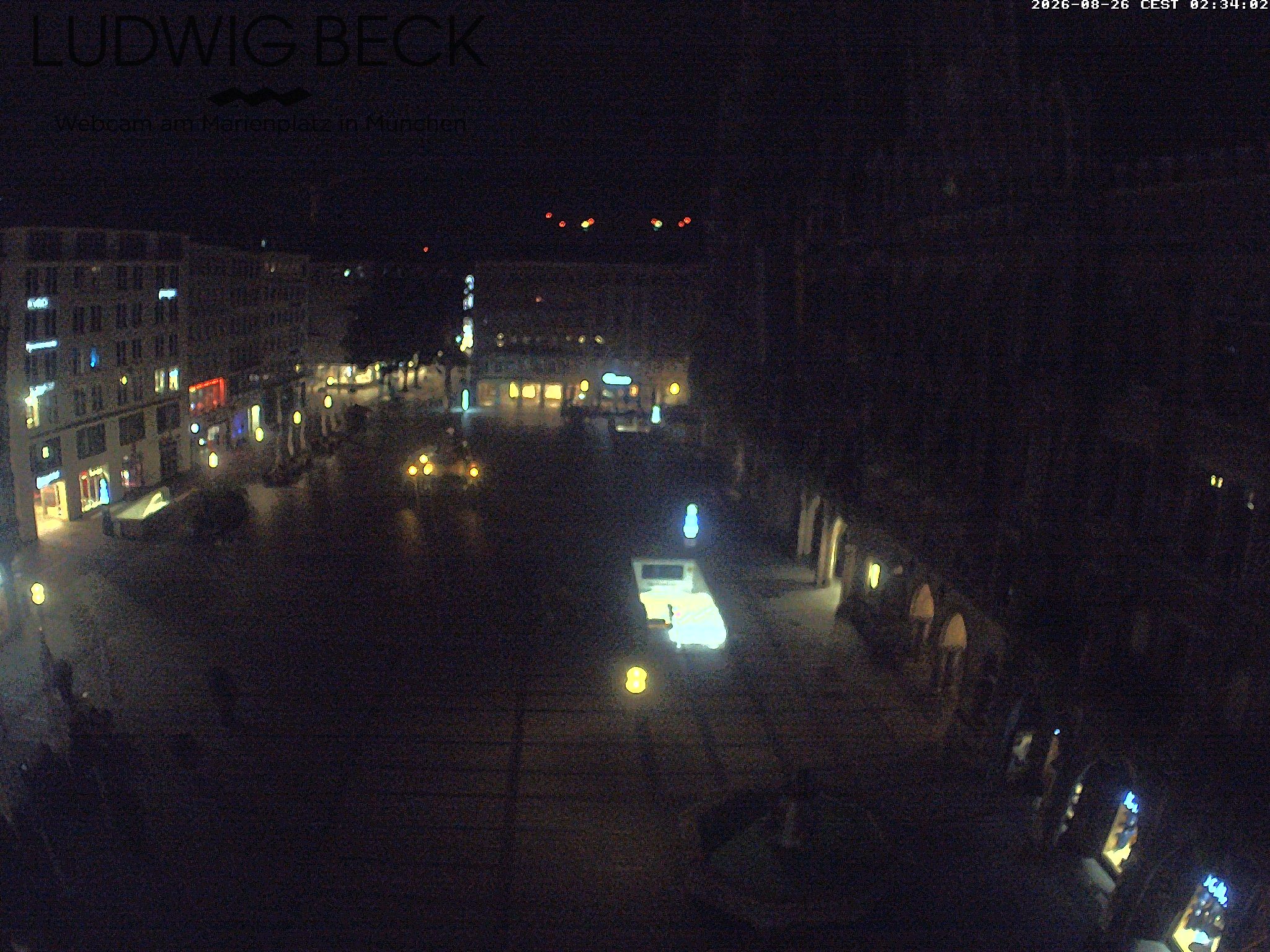 Archiv Foto Webcam am Marienplatz München