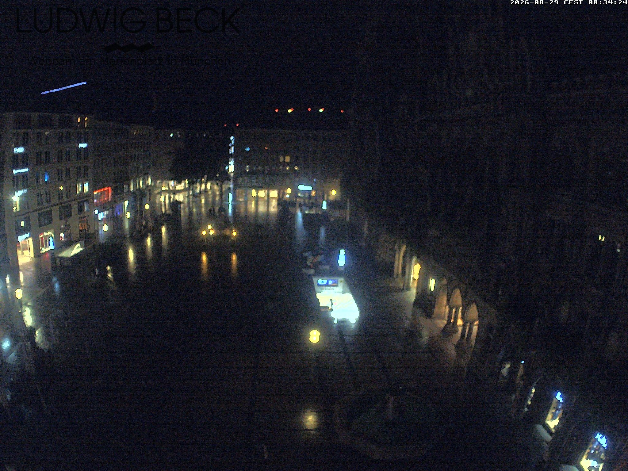 Archived image Webcam at the Marienplatz, Munich