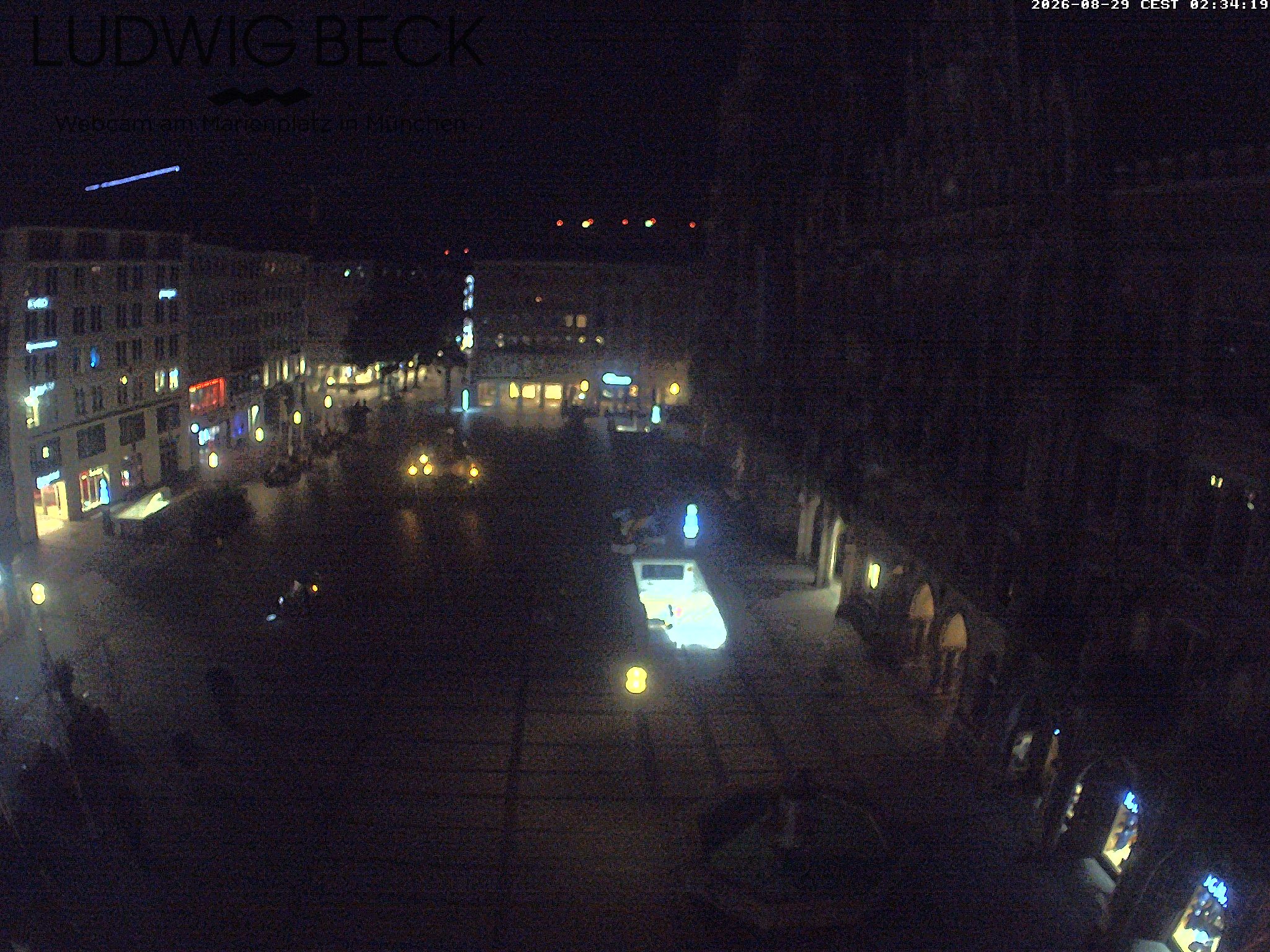 Archived image Webcam at the Marienplatz, Munich