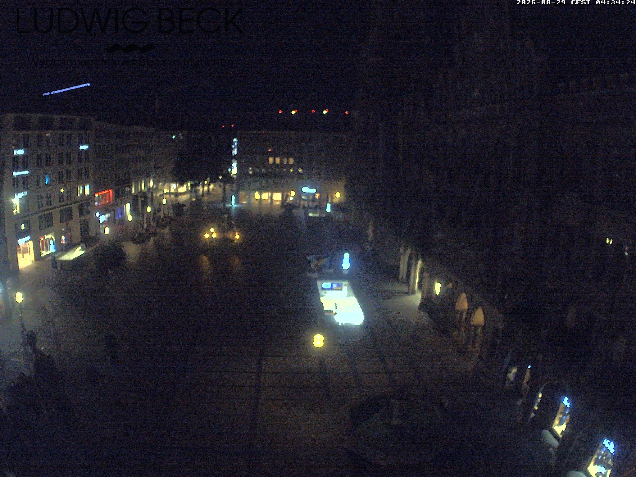 Archived image Webcam at the Marienplatz, Munich