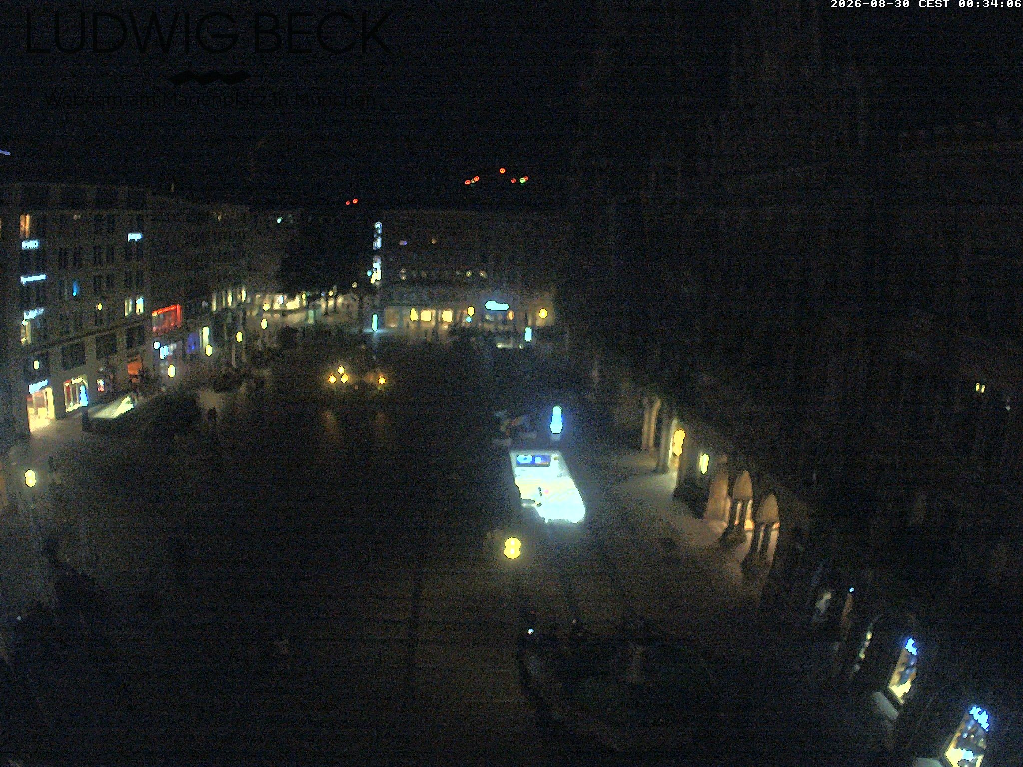 Archiv Foto Webcam am Marienplatz München