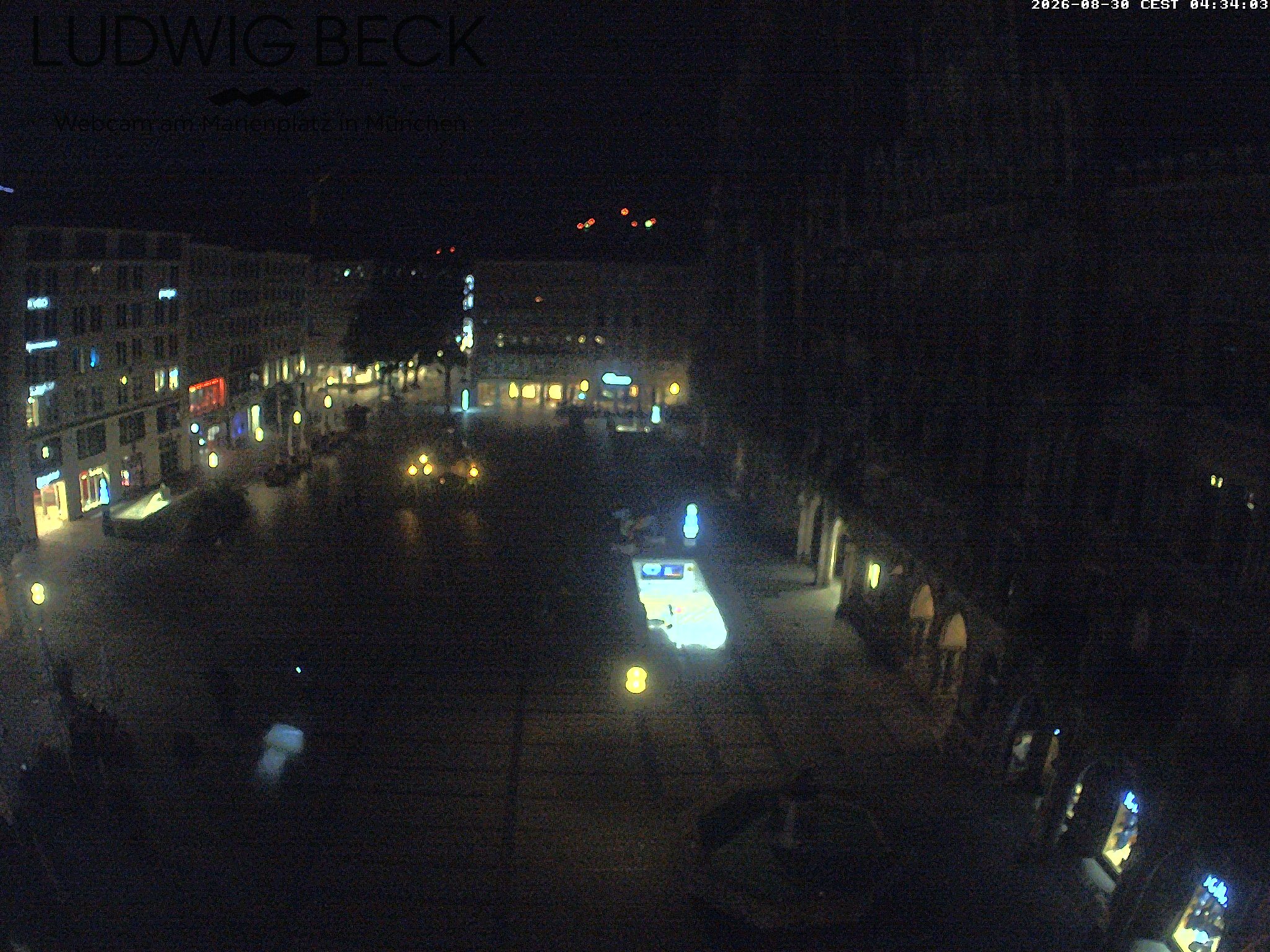 Archiv Foto Webcam am Marienplatz München