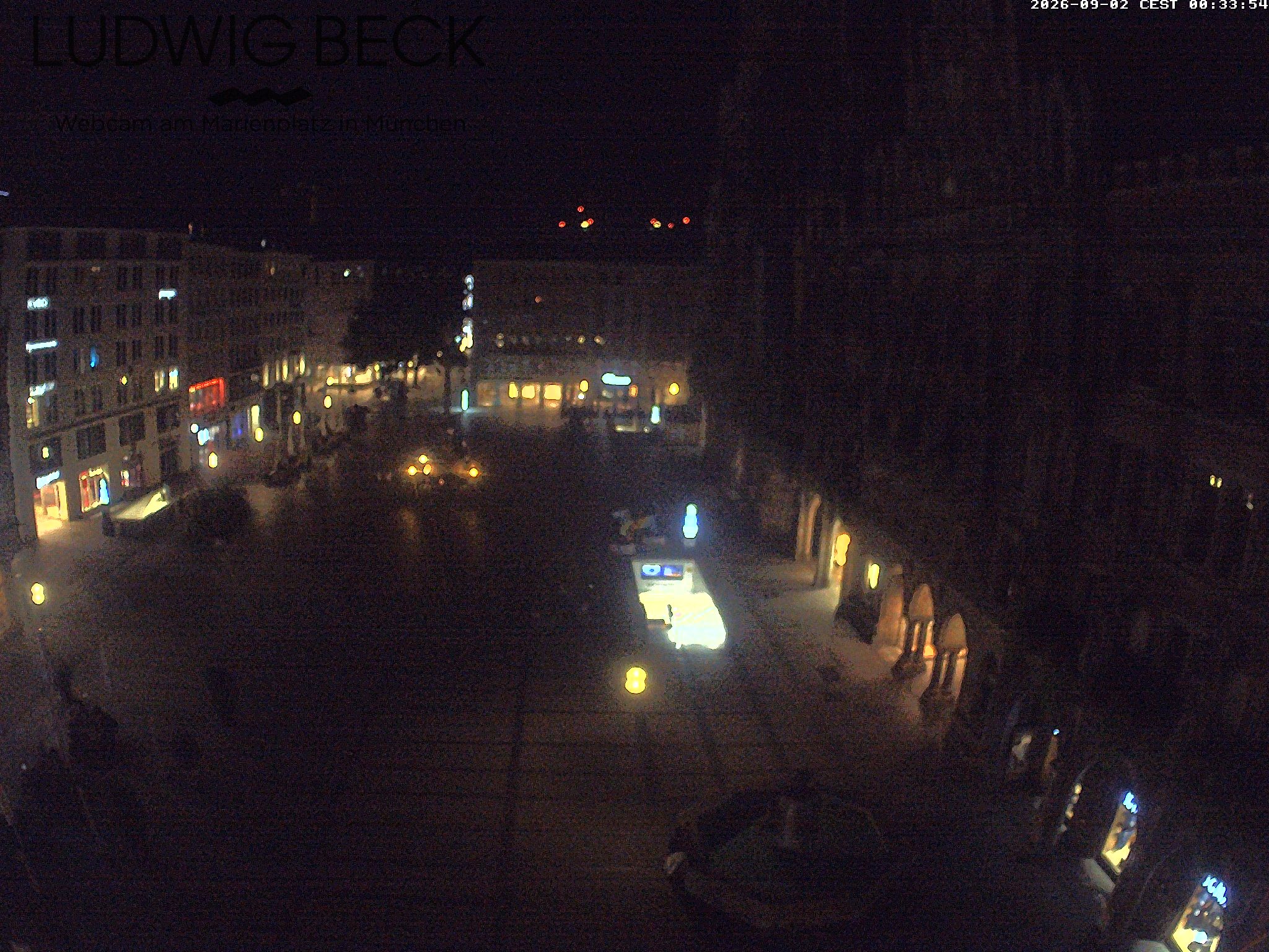 Archiv Foto Webcam am Marienplatz München