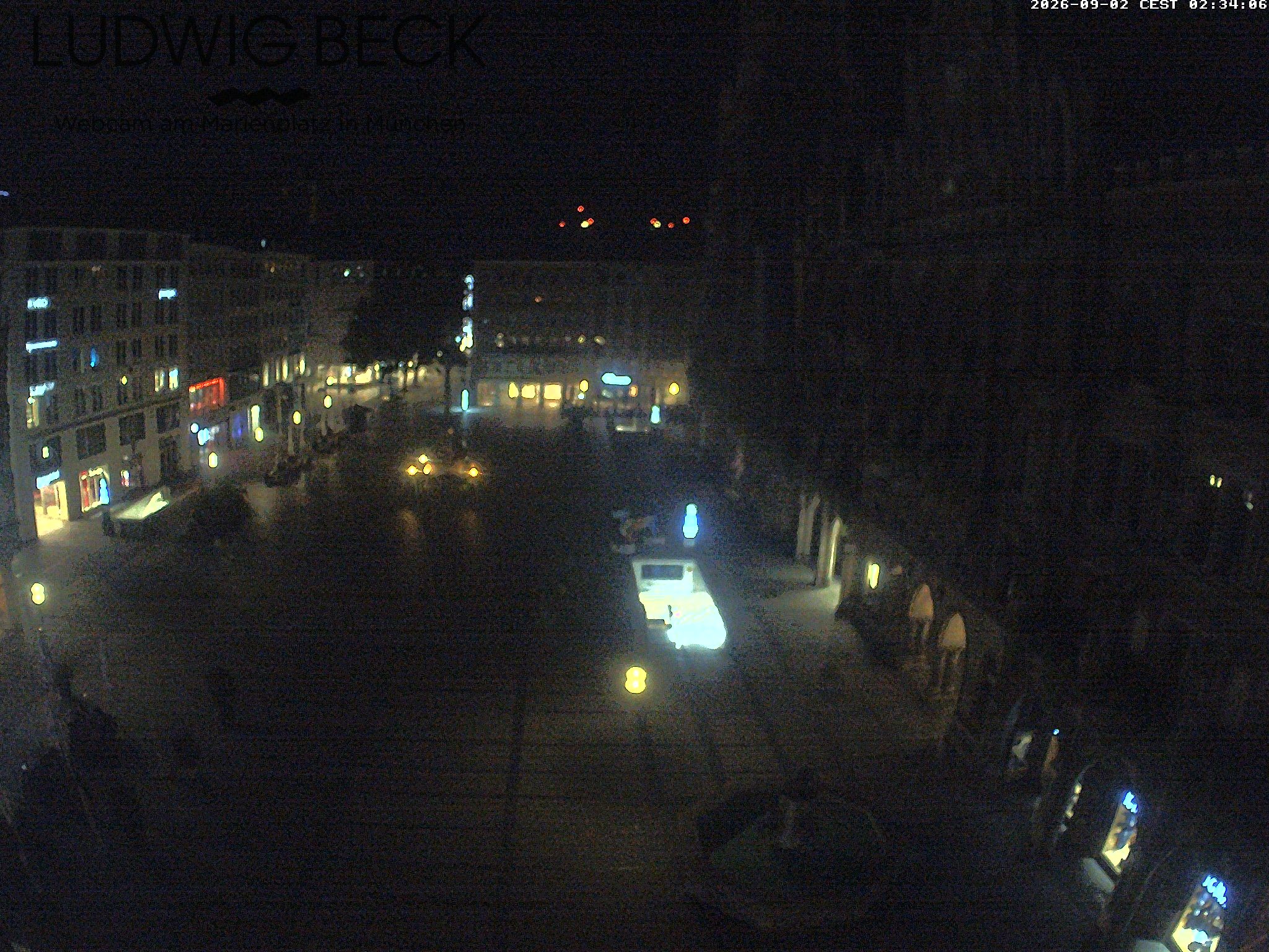 Archiv Foto Webcam am Marienplatz München