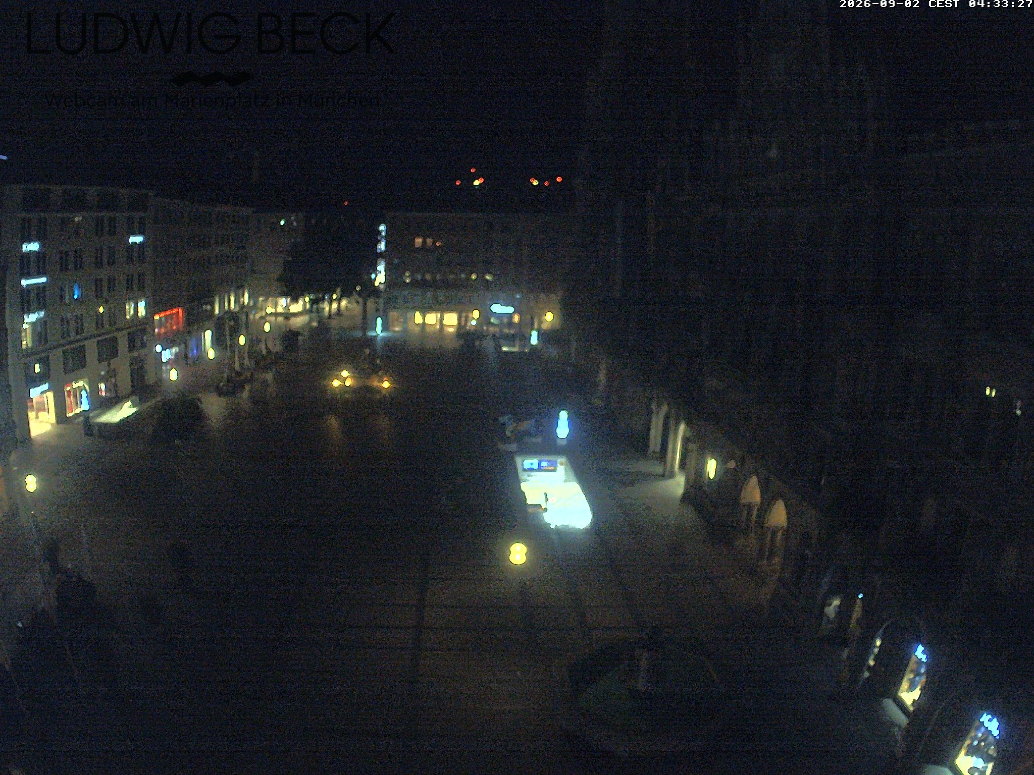 Archiv Foto Webcam am Marienplatz München