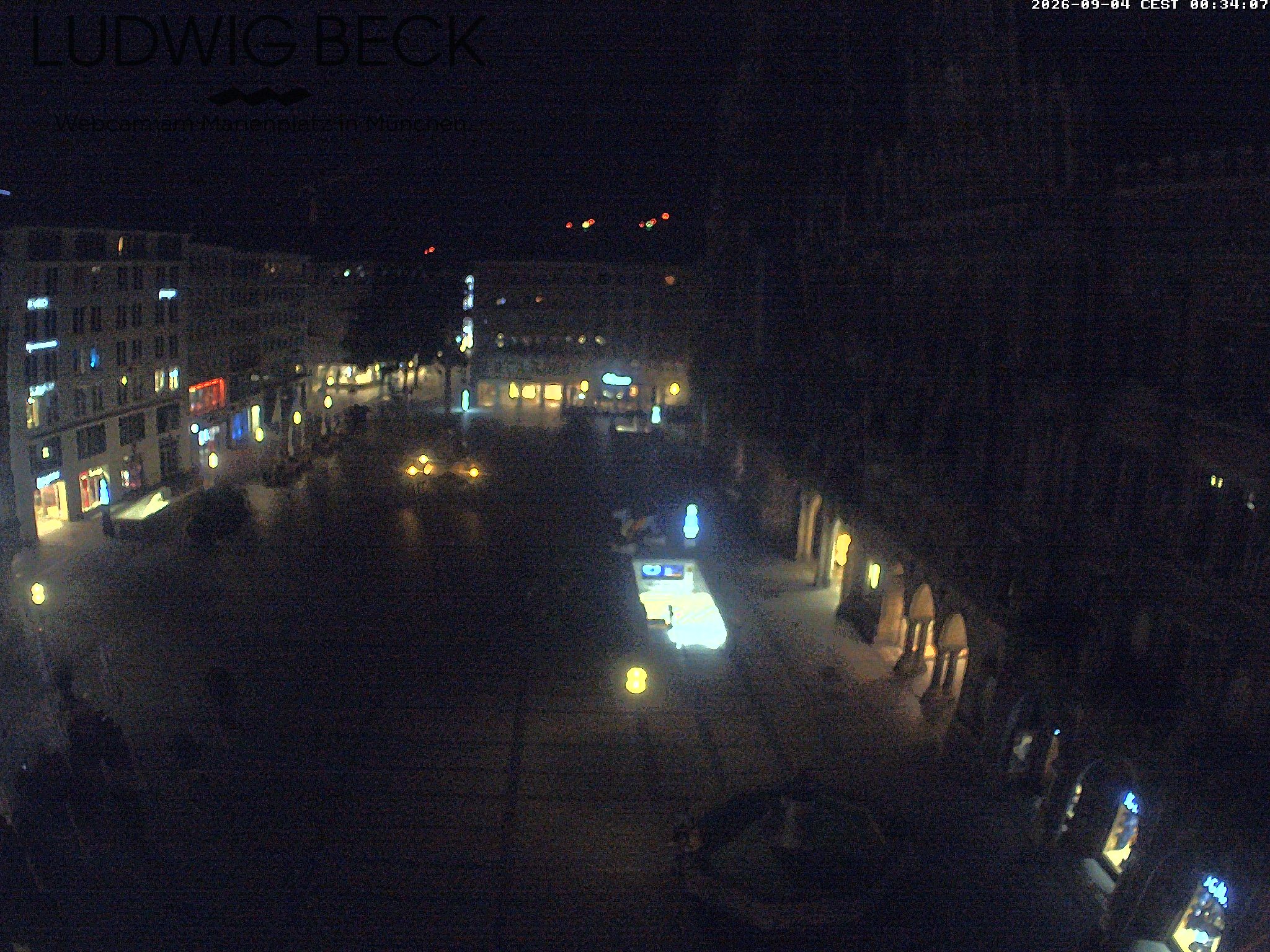 Archiv Foto Webcam am Marienplatz München