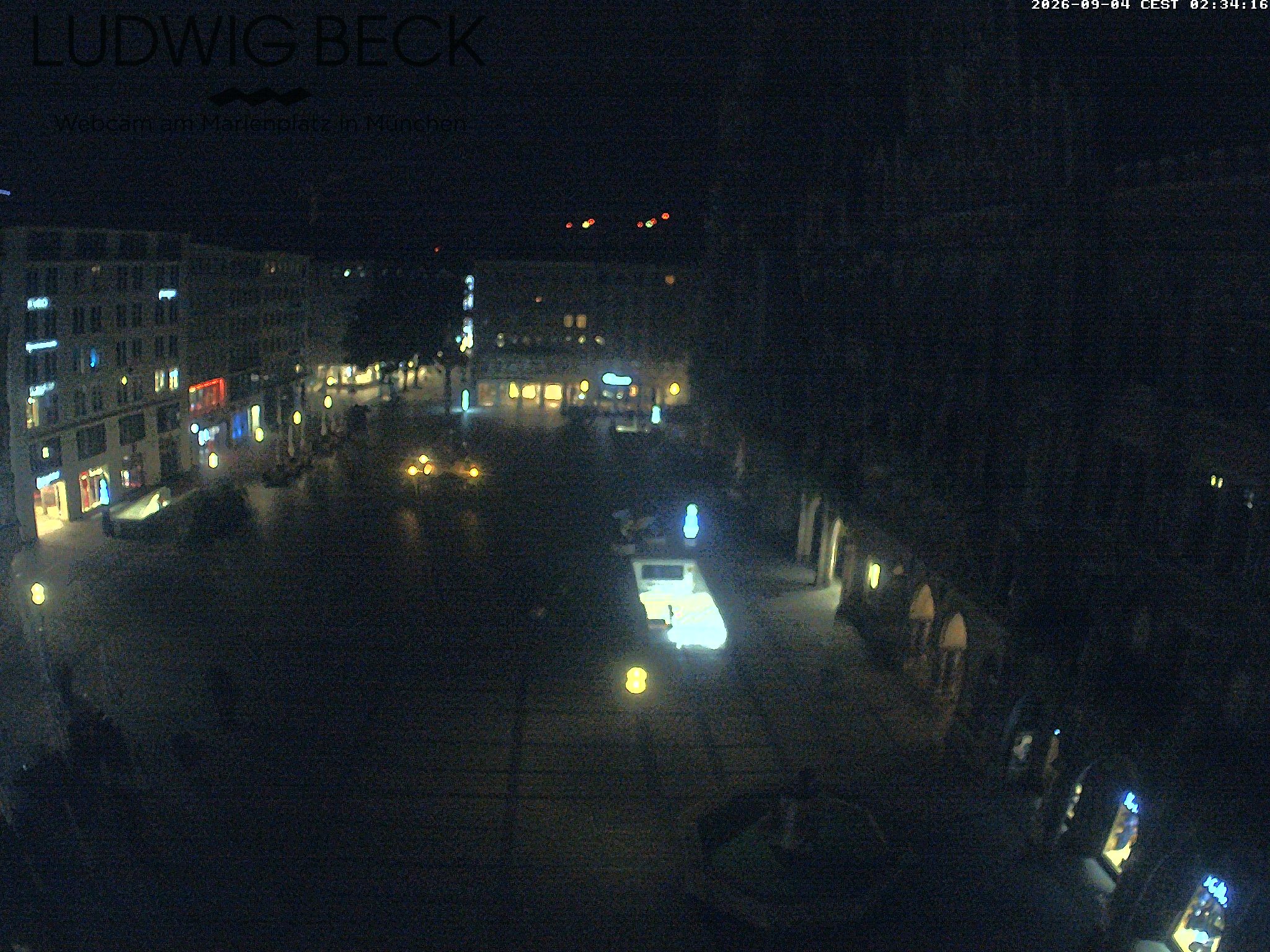 Archiv Foto Webcam am Marienplatz München