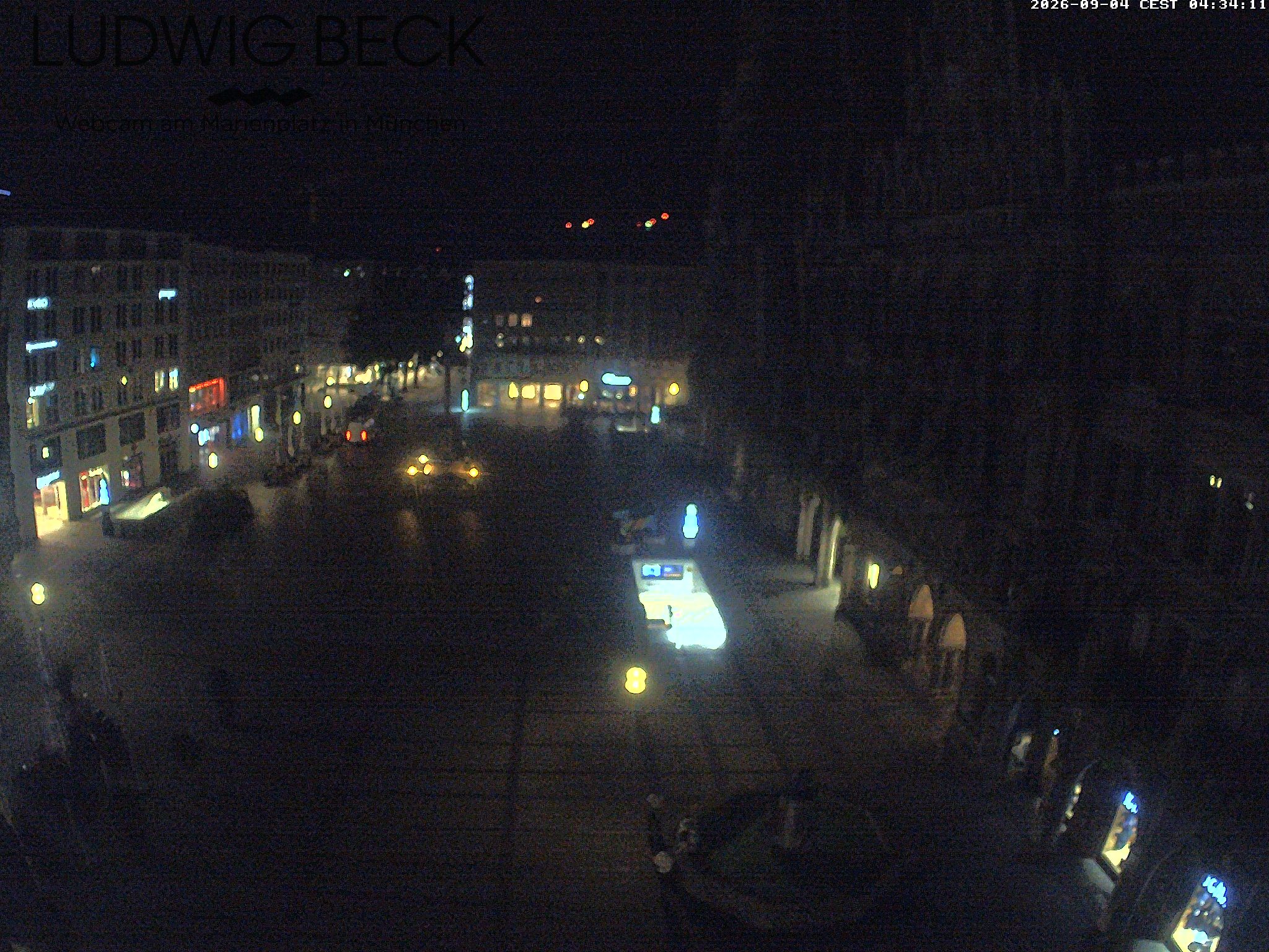 Archiv Foto Webcam am Marienplatz München