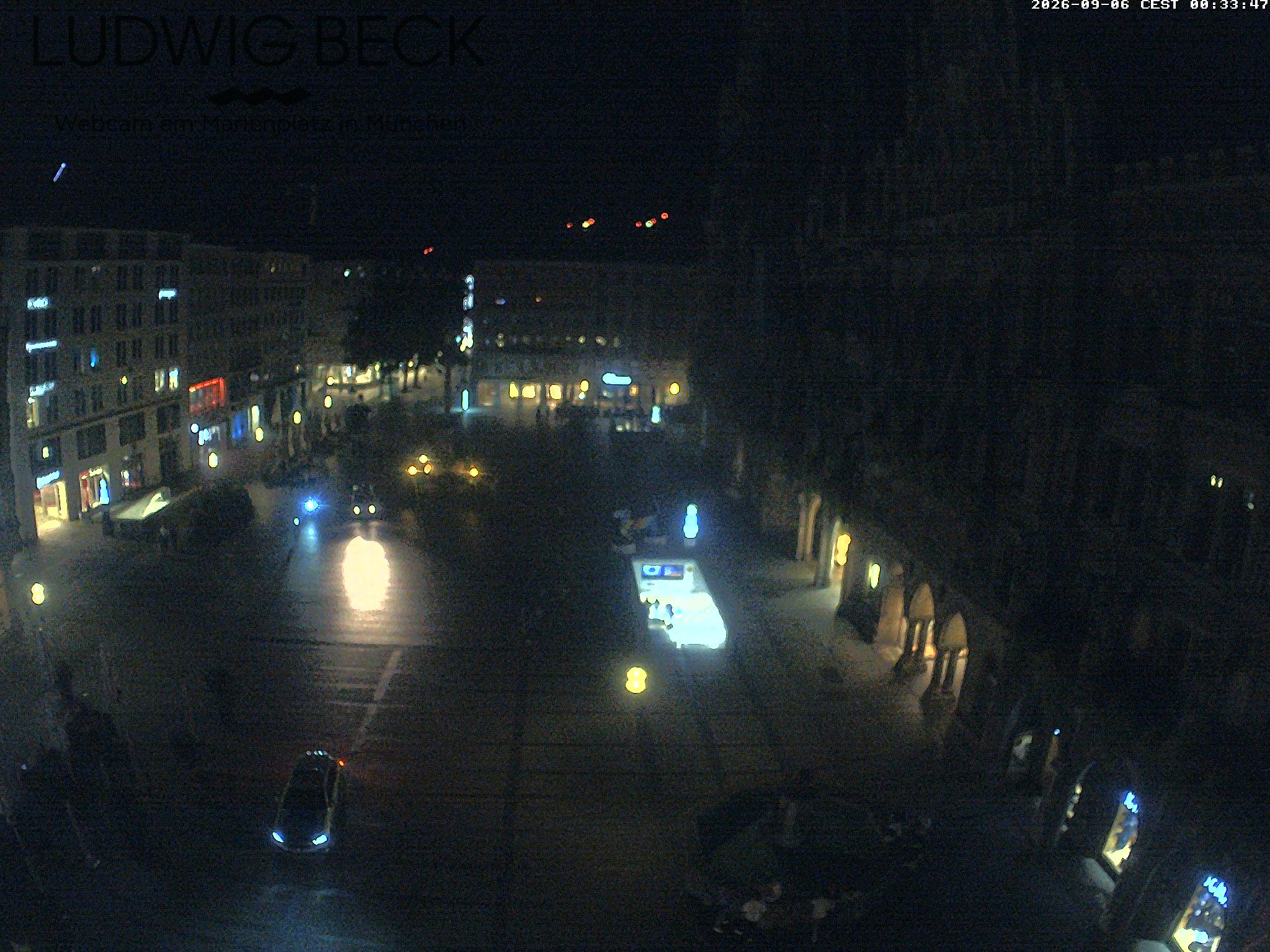 Archiv Foto Webcam am Marienplatz München