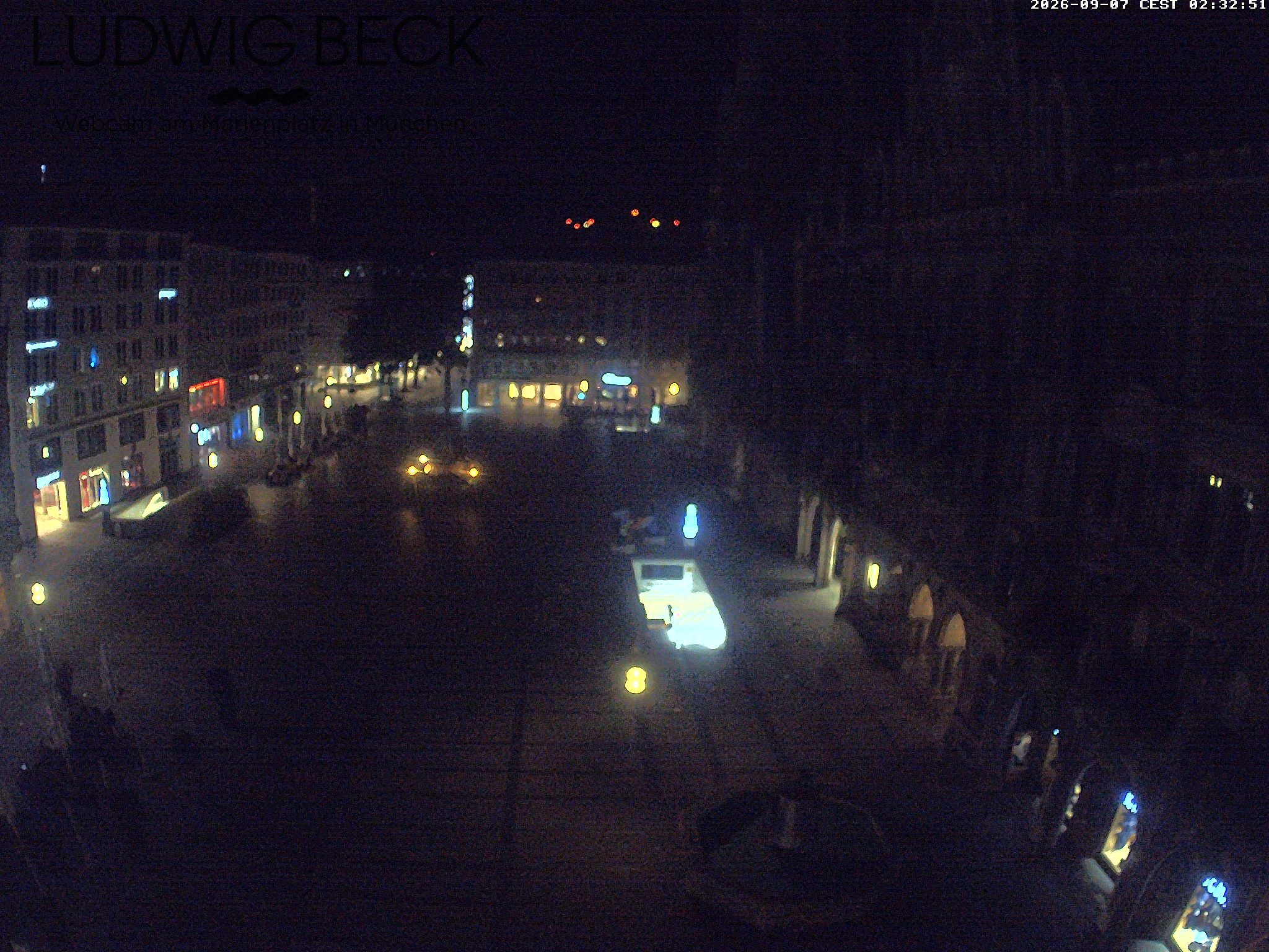 Archiv Foto Webcam am Marienplatz München