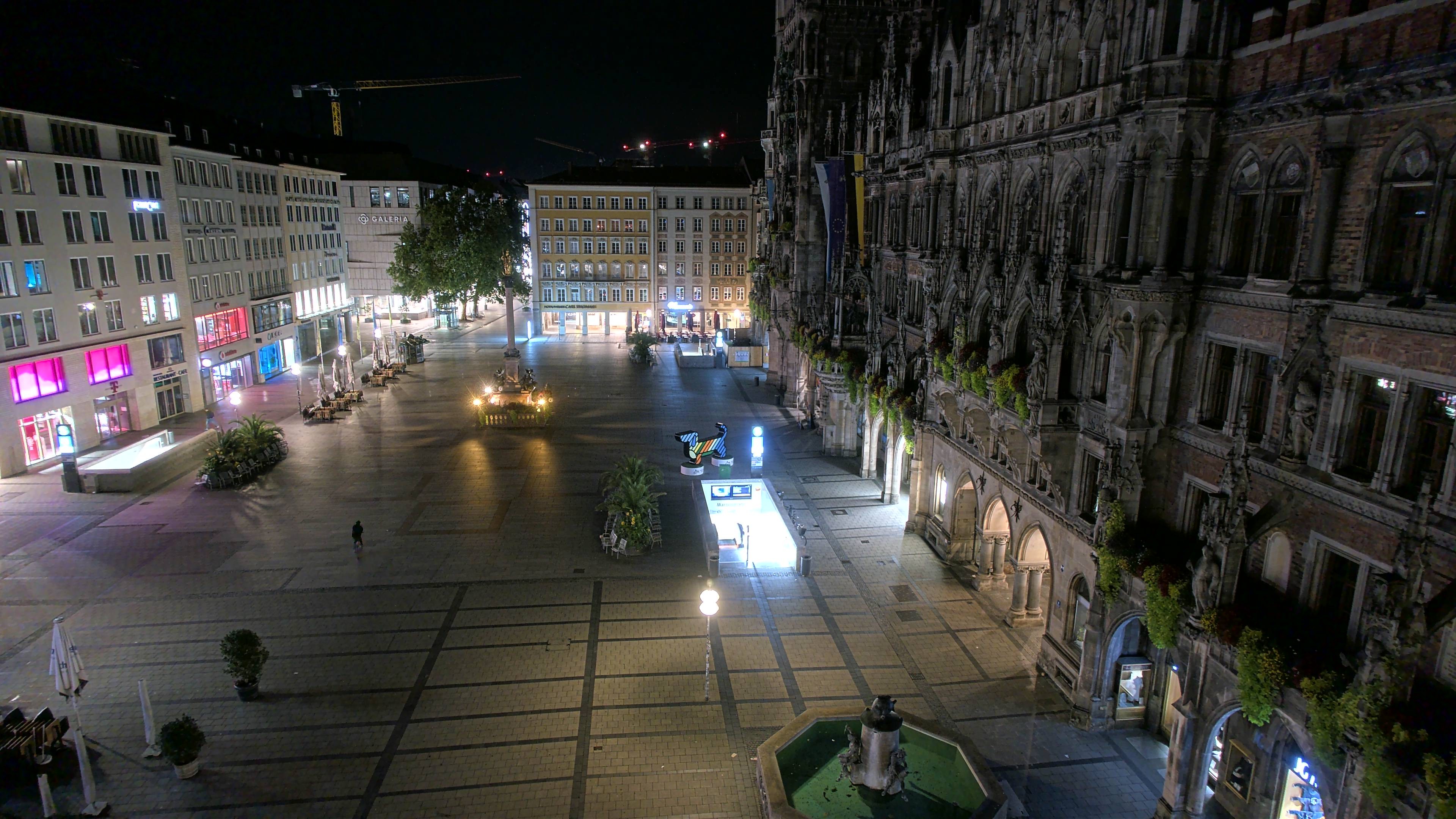Archiv Foto Webcam am Marienplatz München