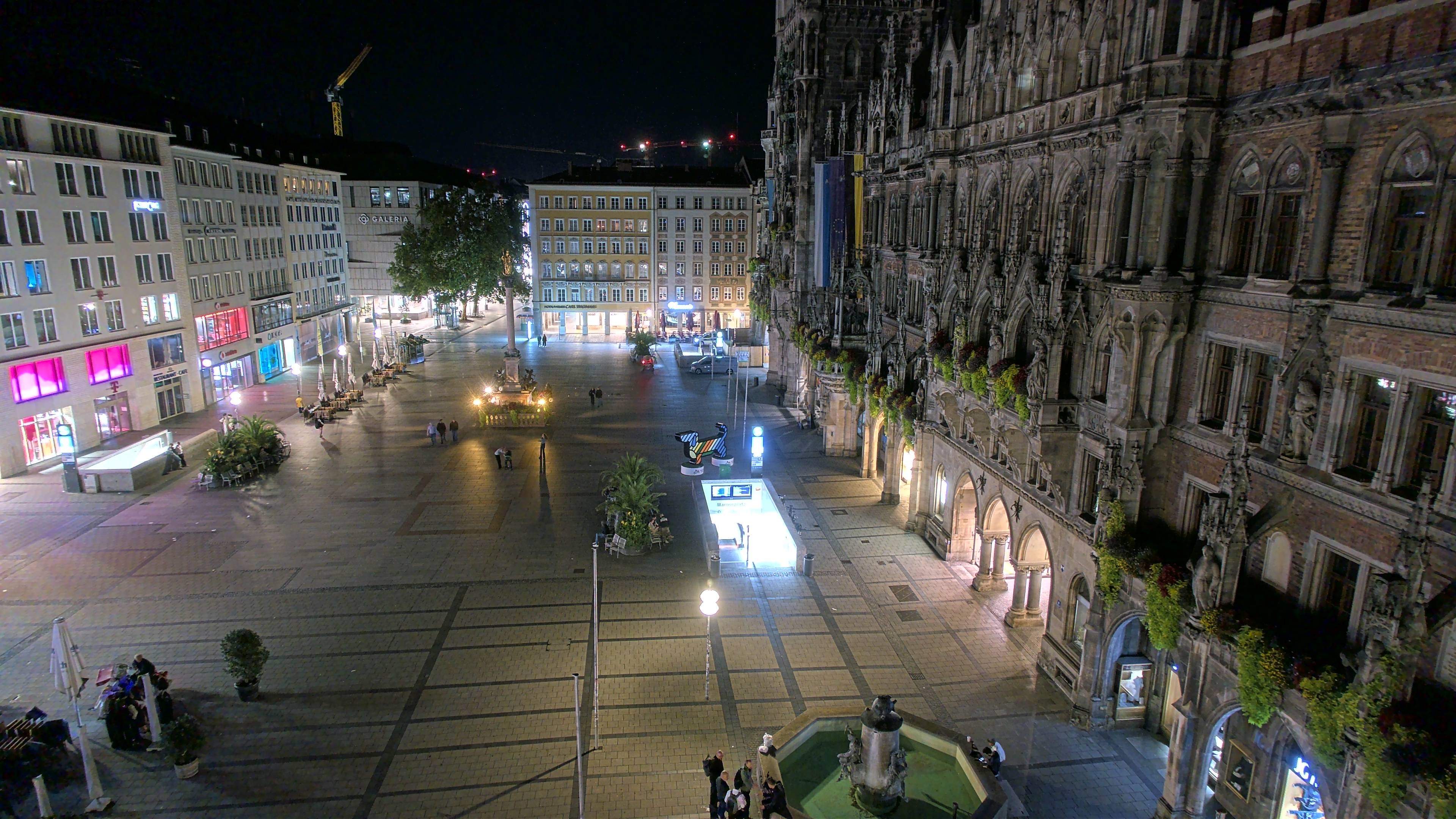 Archiv Foto Webcam am Marienplatz München