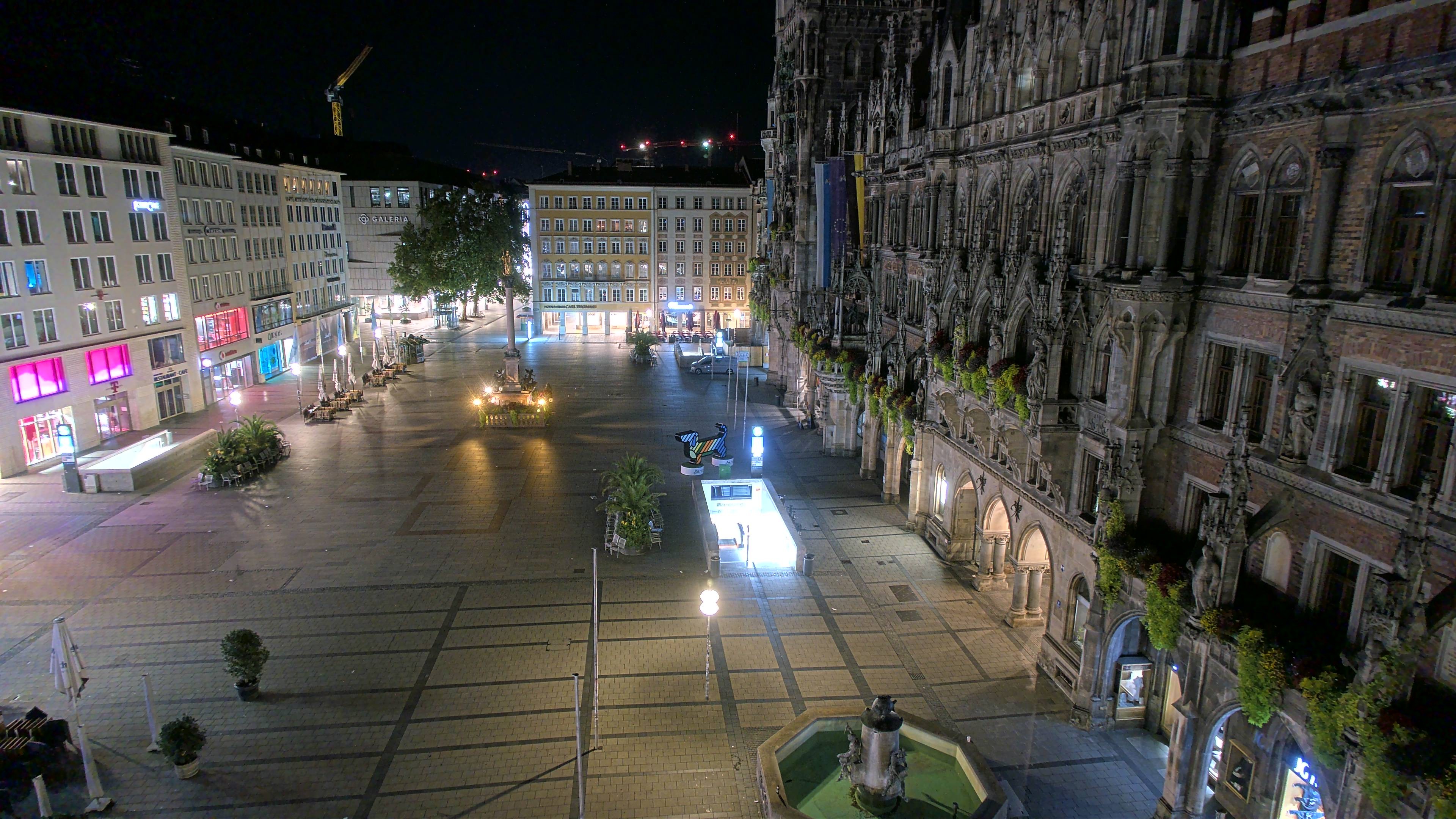 Archiv Foto Webcam am Marienplatz München