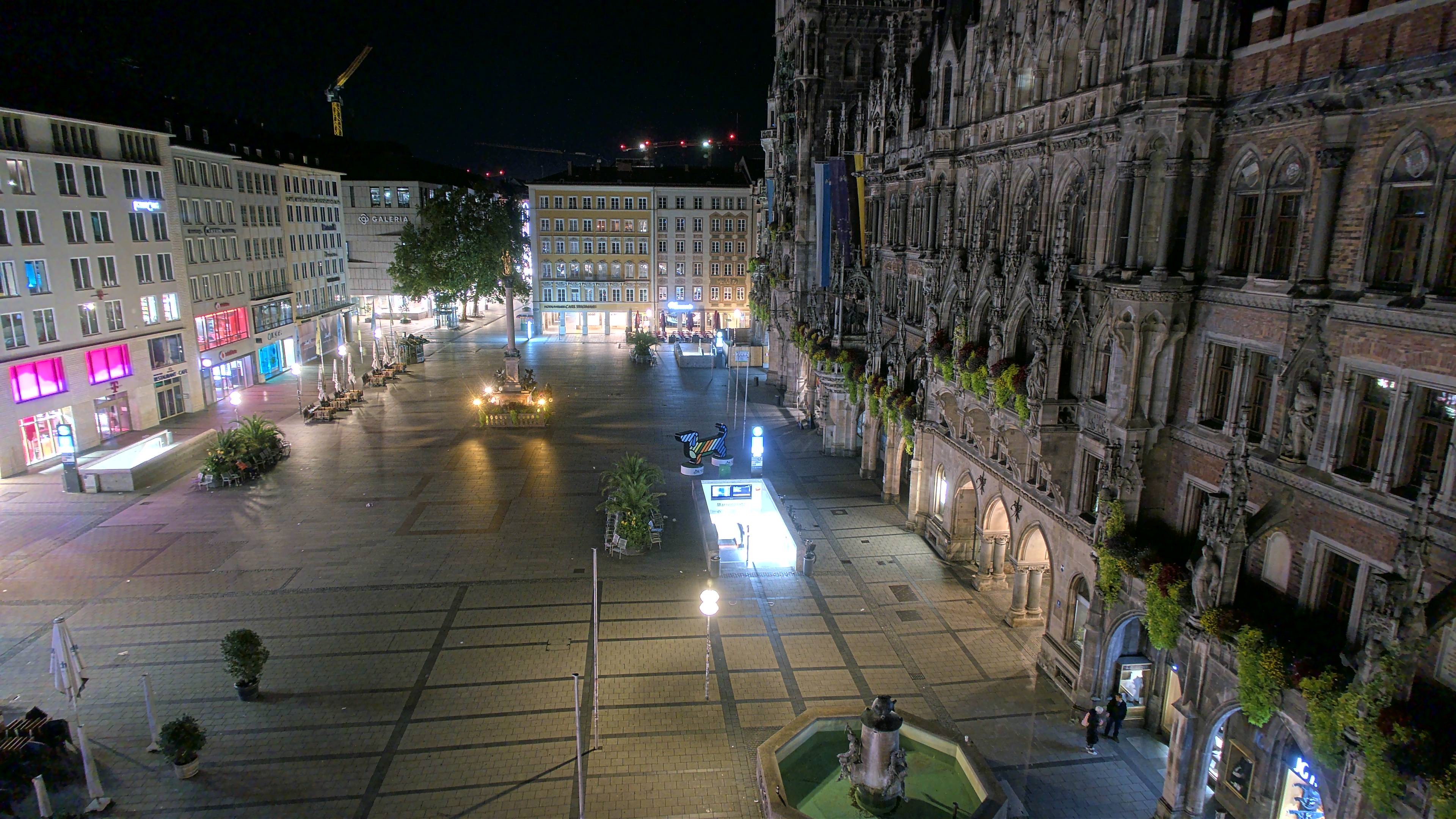 Archiv Foto Webcam am Marienplatz München